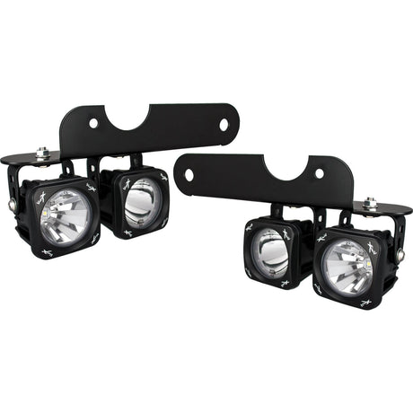 Photo of 2017-2020 Ford Raptor LED Halo Fog Light Kit (Mixed Beam Optimus Lights) by Vision X Off-Road - Premium Vehicle Specific Kit for UTVs / Side by Sides