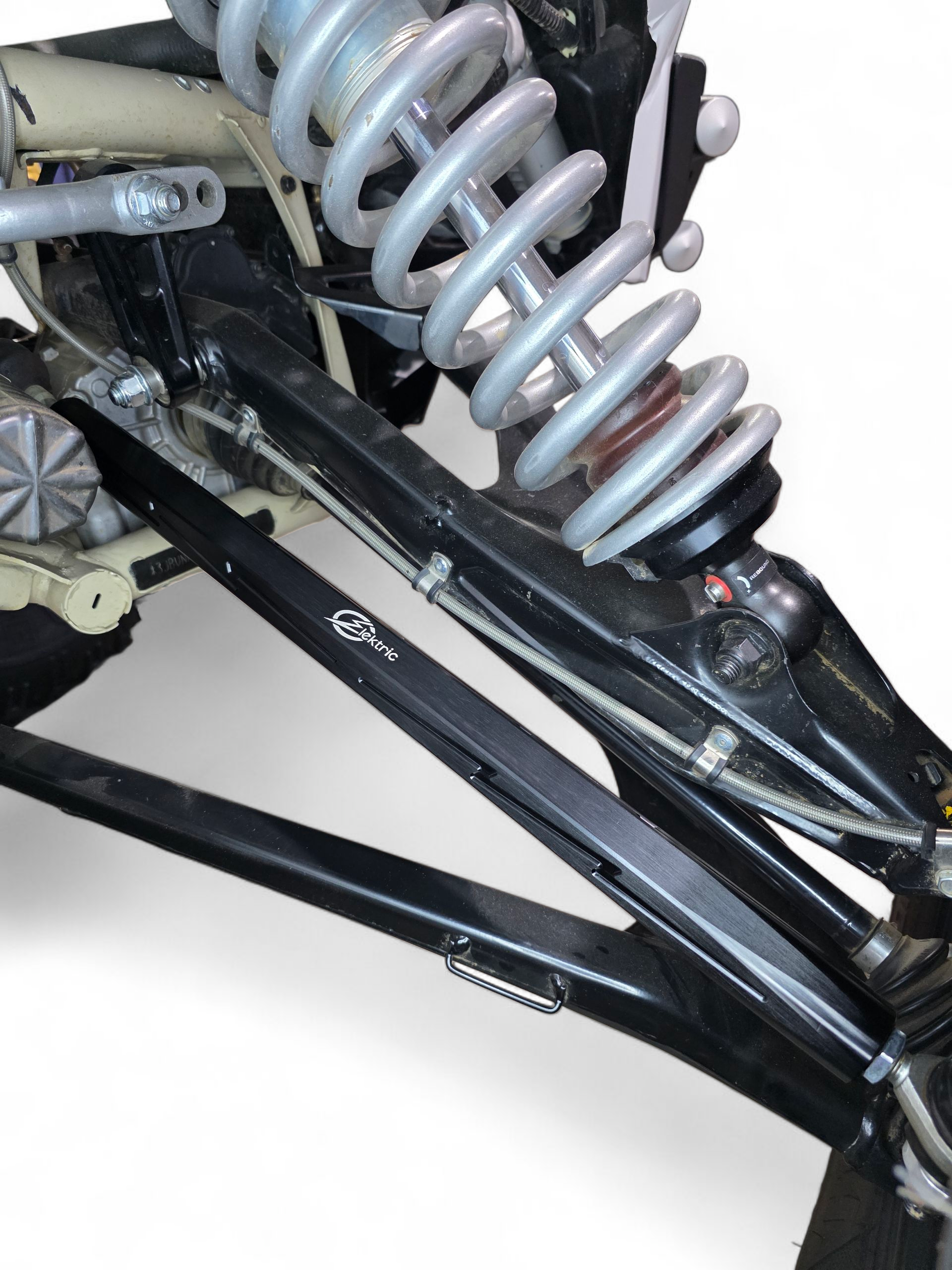 Elektric Offroad - 2017+ Can Am X3 Maverick Billet Tie Rods Anodized Black (RS 72" Model Only)