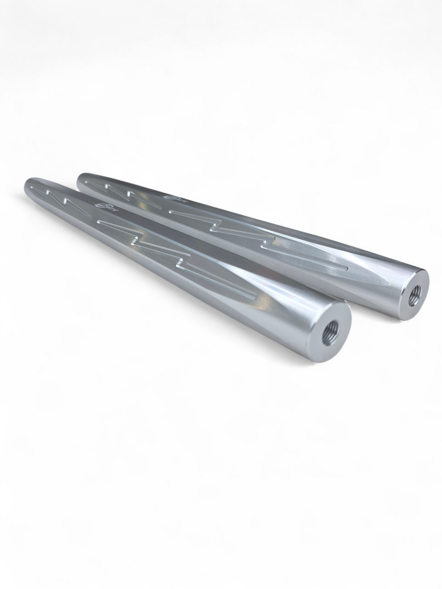 2017+ Can-Am Maverick X3 Billet Tie Rods (Clear Anodized, 72" Models Only)