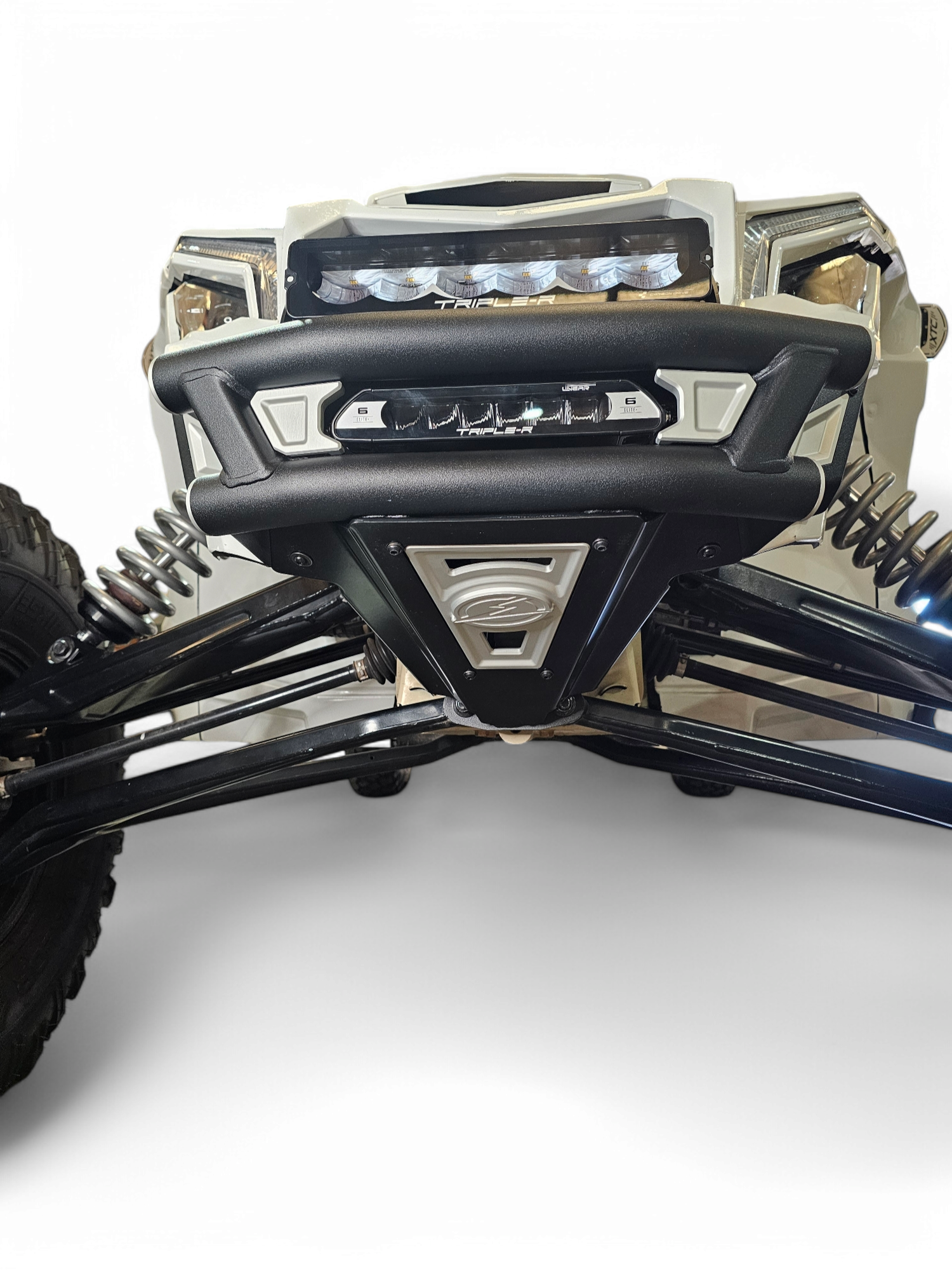 Photo of 2017 + Can-Am X3 Maverick Amp Front Bumper by Elektric Offroad - Premium 2017+ Can Am X3 Maverick Volt Front Winch Bumper for UTVs / Side by Sides