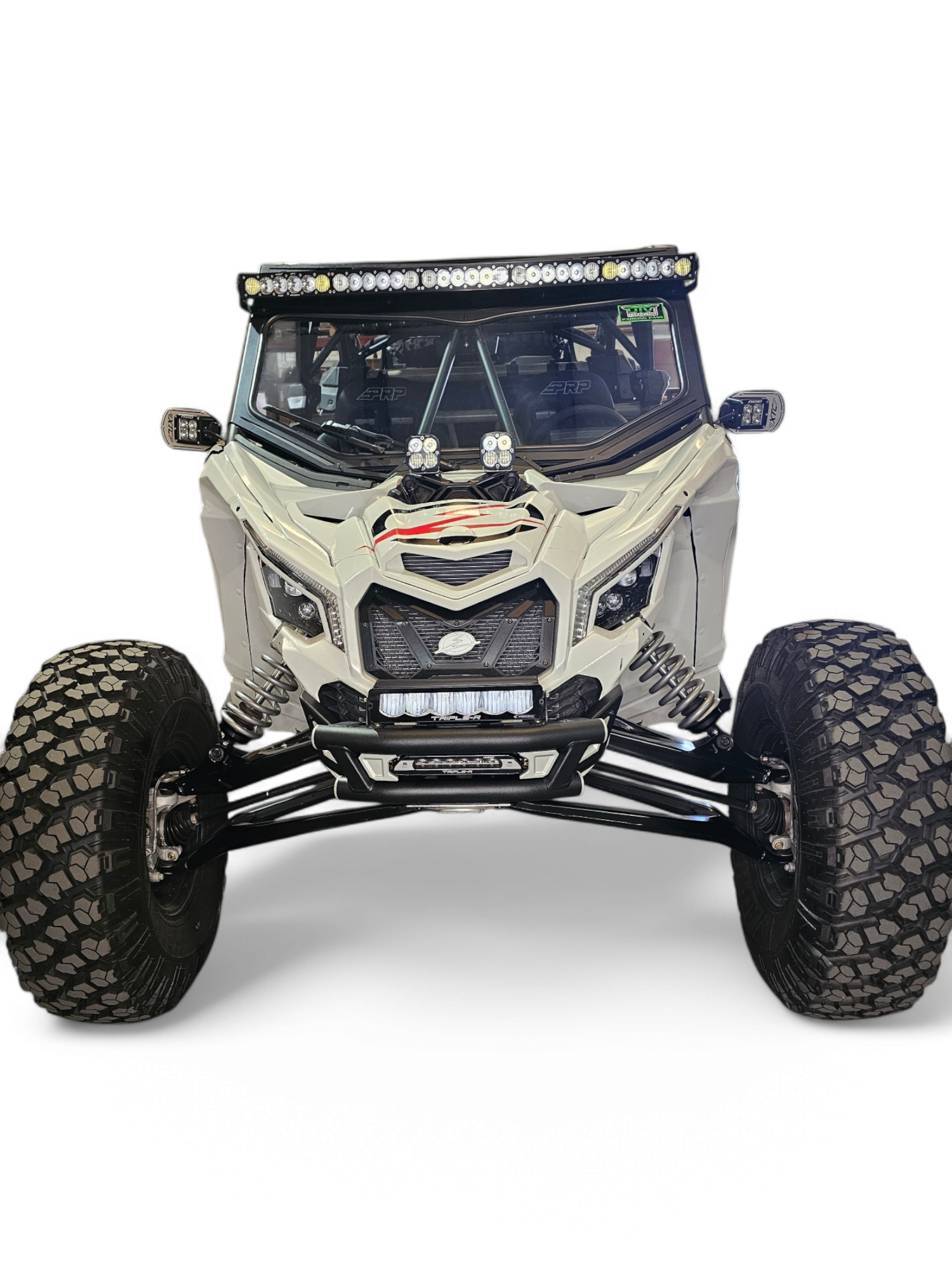Photo of 2017 + Can-Am X3 Maverick Amp Front Bumper by Elektric Offroad - Premium 2017+ Can Am X3 Maverick Volt Front Winch Bumper for UTVs / Side by Sides
