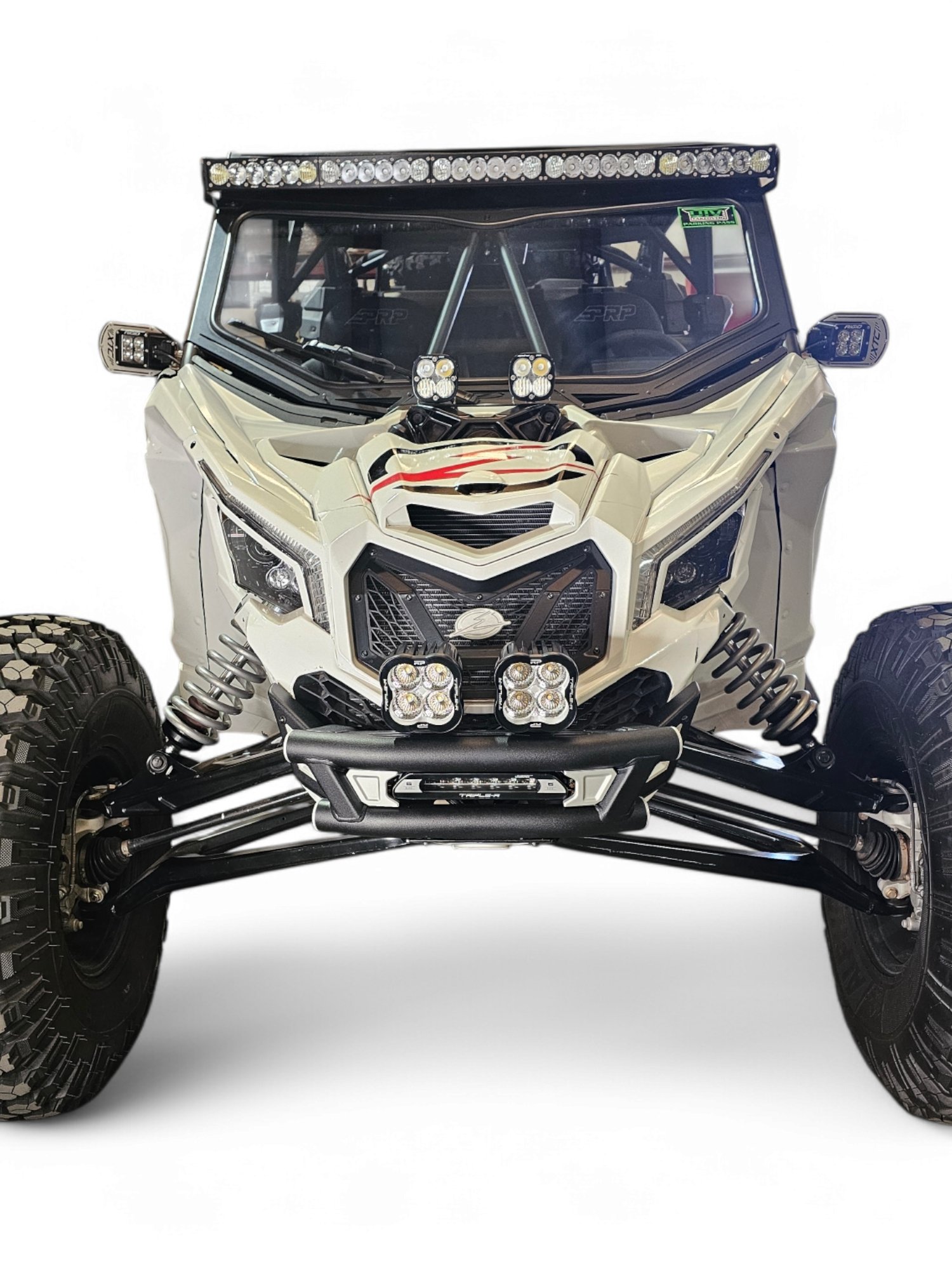 Photo of 2017 + Can-Am X3 Maverick Amp Front Bumper by Elektric Offroad - Premium 2017+ Can Am X3 Maverick Volt Front Winch Bumper for UTVs / Side by Sides