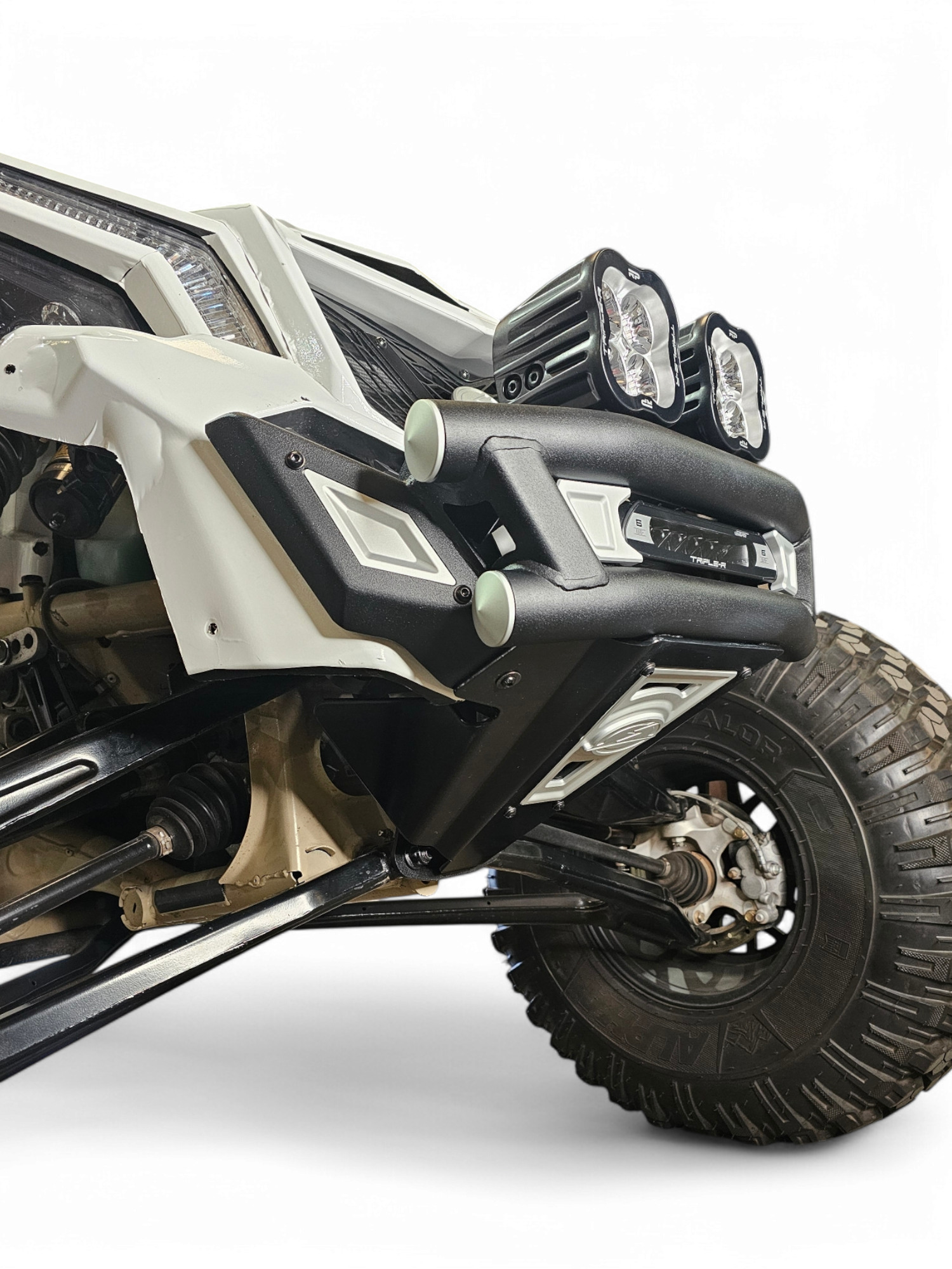 Photo of 2017 + Can-Am X3 Maverick Amp Front Bumper by Elektric Offroad - Premium 2017+ Can Am X3 Maverick Volt Front Winch Bumper for UTVs / Side by Sides