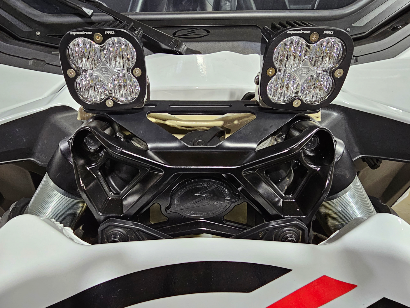 Can-Am Maverick X3 Upper Shock Mount Brace - Strengthens + Light Mount (2017+)