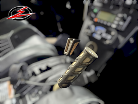 Photo of 2017 to Current Can-Am X3 Maverick EOD Shift Knob Anodized Gun Metal Finish by Elektric Offroad - Premium Shifters & Shift Knobs for UTVs / Side by Sides