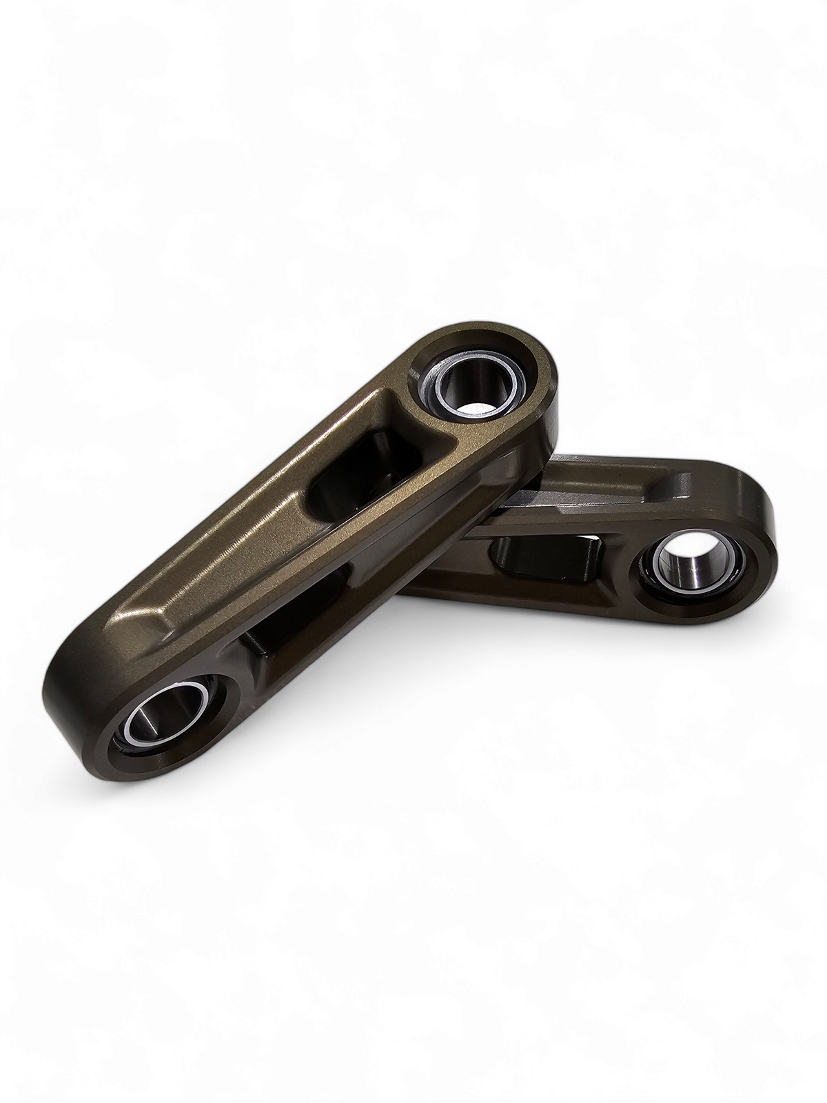 Photo of Elektric Offroad EOD 2017 to Current Can Am X3 Maverick Volt Front Sway Bar Links with Gun Metal Finish by Elektric Offroad - Premium Sway Bars & Links for UTVs / Side by Sides