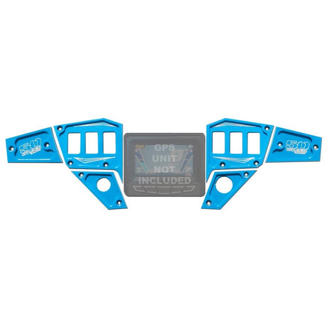 50 Caliber Racing RZR Dash Panel Digital GPS 6 Piece Kit