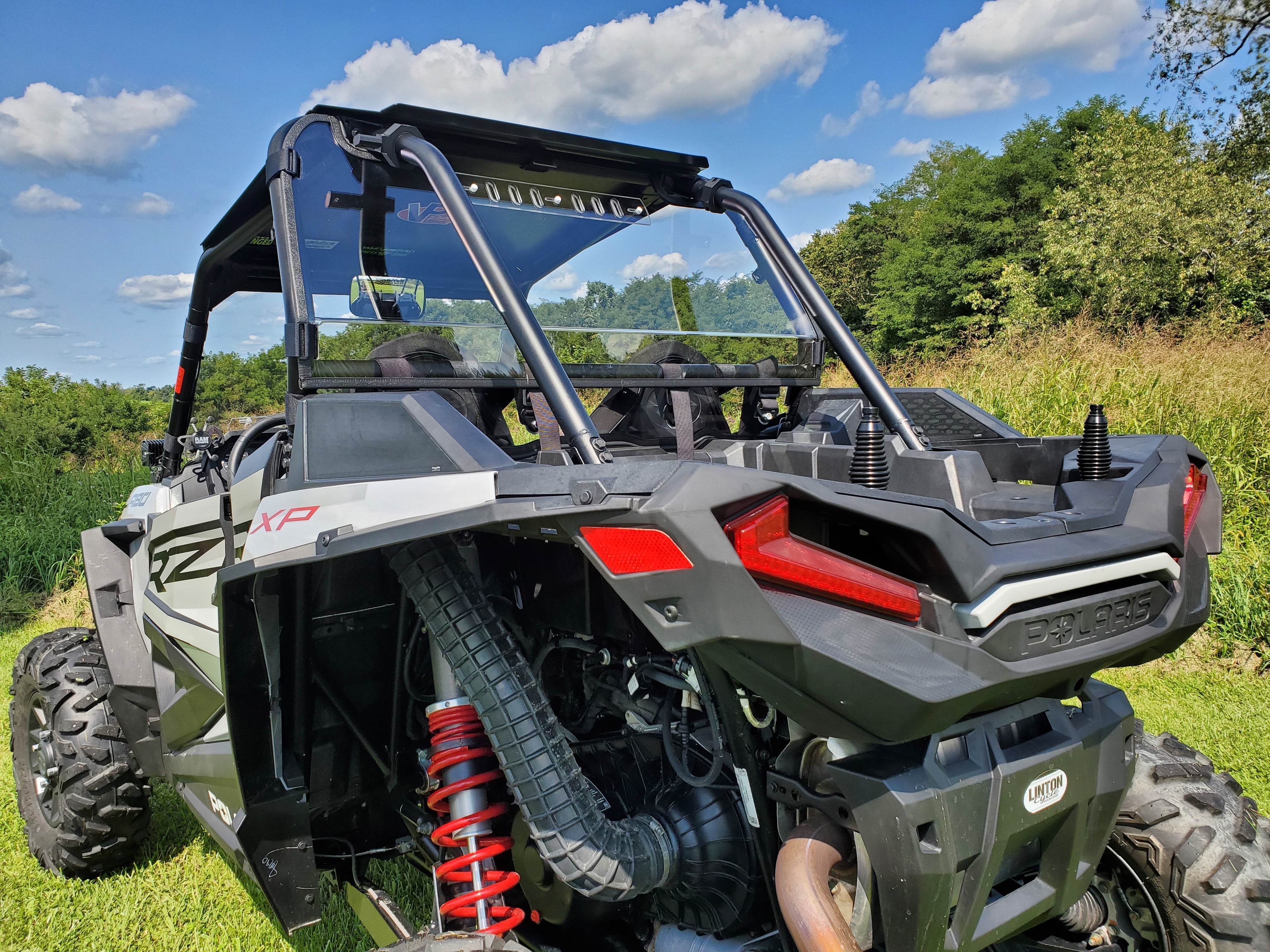 Photo of Polaris RZR XP 1000/XP Turbo - 2 Piece Lexan Back Panel by 3 Star UTV - Premium Windshields for UTVs / Side by Sides