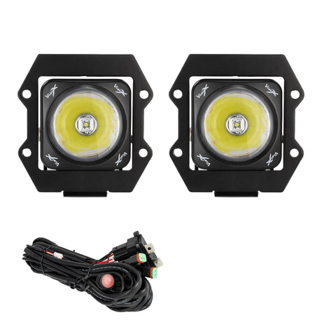 Photo of 2019+ Ford Ranger LED Fog light Kit With 3.0" Optimus Halo Lights by Vision X Off-Road - Premium Vehicle Specific Kit for UTVs / Side by Sides