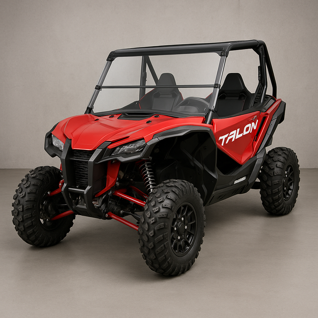 Photo of HONDA TALON TILTING UTV WINDSHIELD - FOR SOFT OR NO TOP (TK00583, TK00584 & TK00585) by TerraRider UTV Windshields & Accessories - Premium for UTVs / Side by Sides