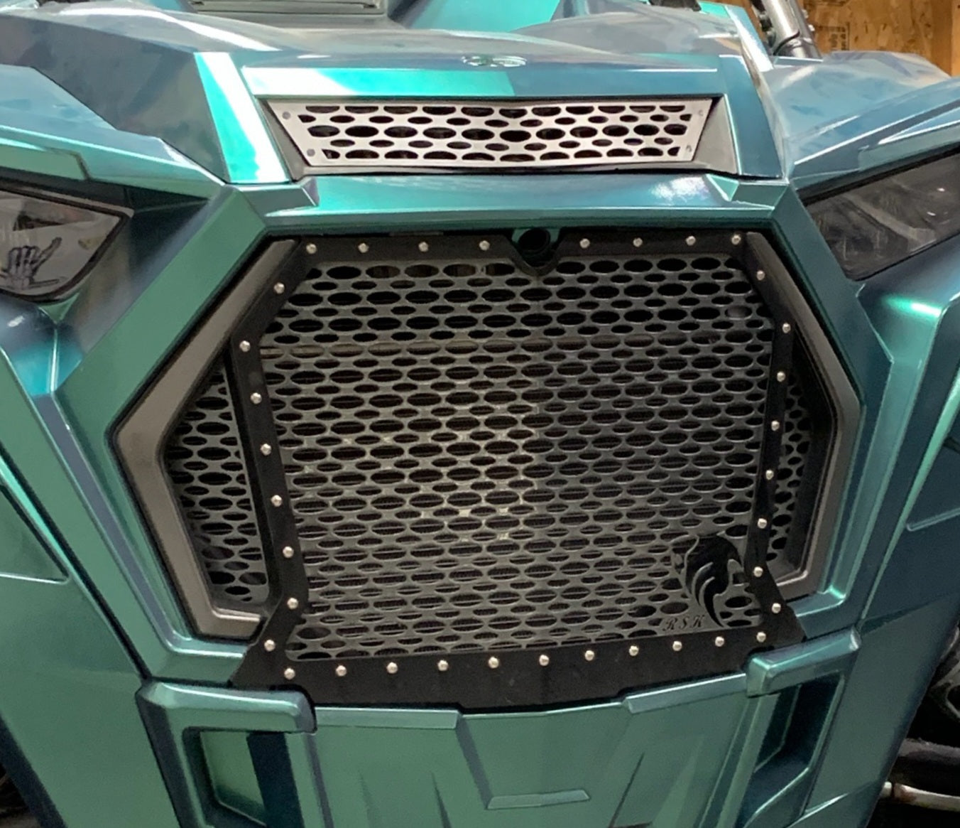 Photo of RZR Hood Insert by RSK / Rebel Style Kustoms - Premium for UTVs / Side by Sides