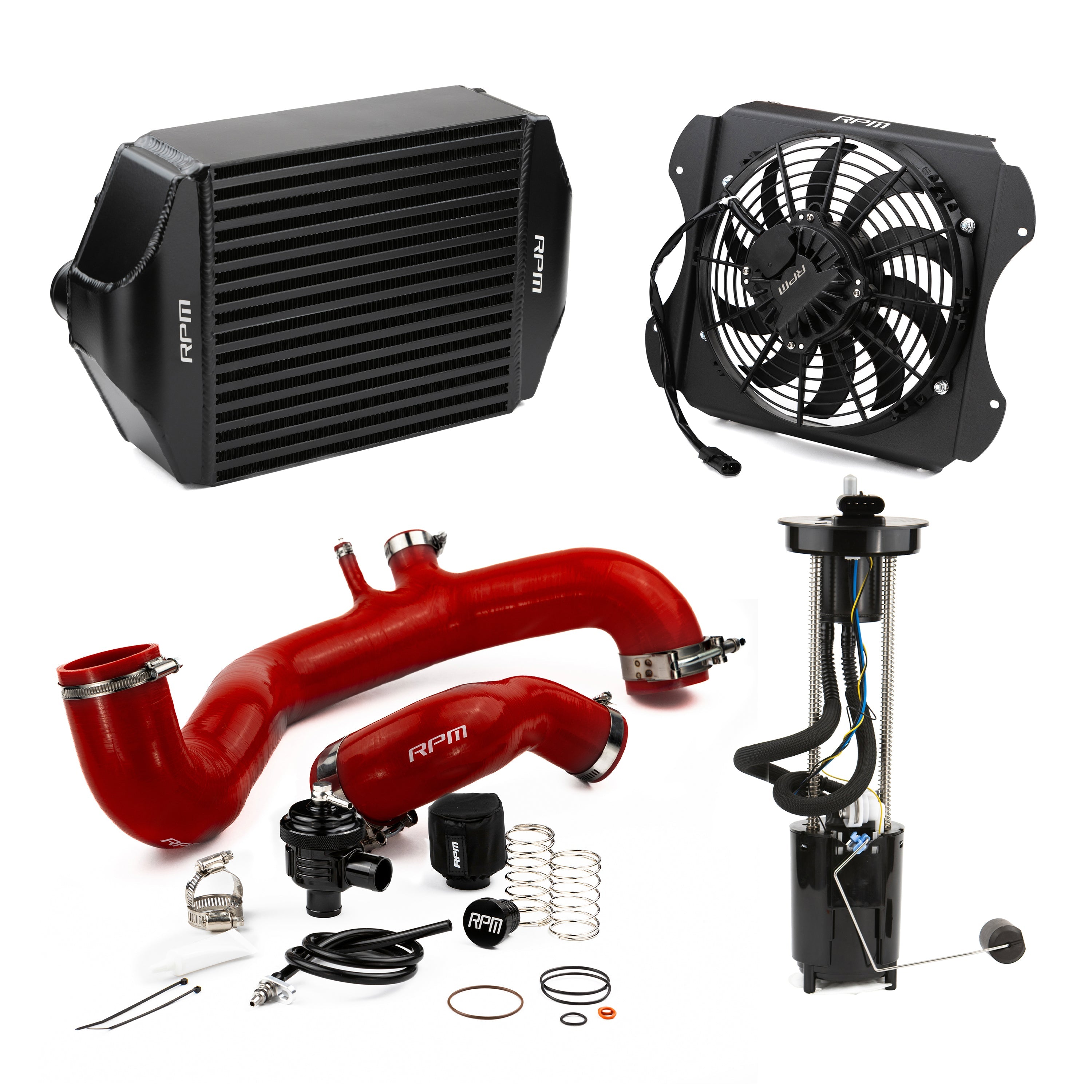 Photo of RPM SXS RPM 2020-2025 Can-Am X3 120HP to 190+HP Big Core Intercooler Upgrade Kit + Fan, Silicone, & BOV by RPM SXS - Premium for UTVs / Side by Sides