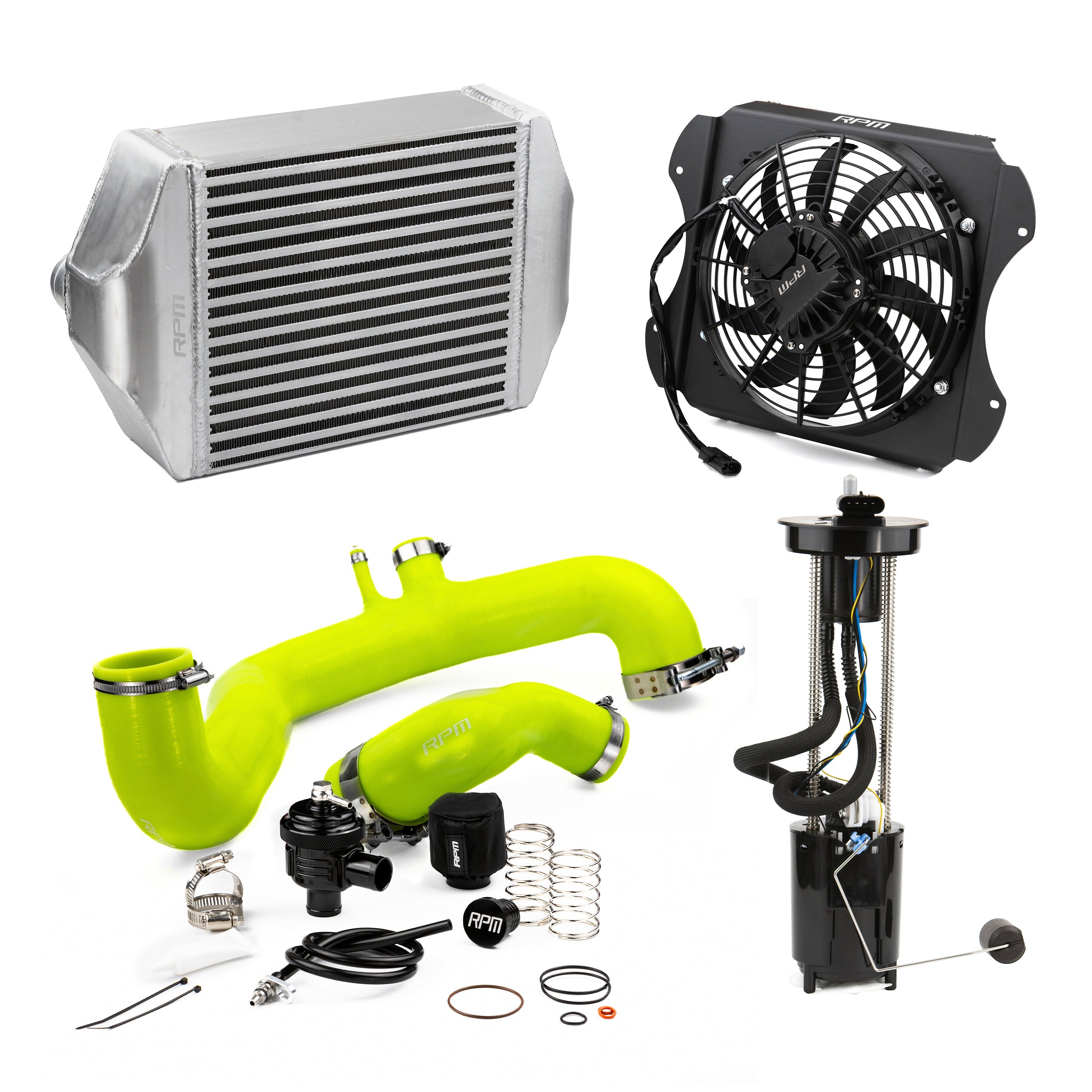 Photo of RPM SXS RPM 2020-2025 Can-Am X3 120HP to 190+HP Big Core Intercooler Upgrade Kit + Fan, Silicone, & BOV by RPM SXS - Premium for UTVs / Side by Sides