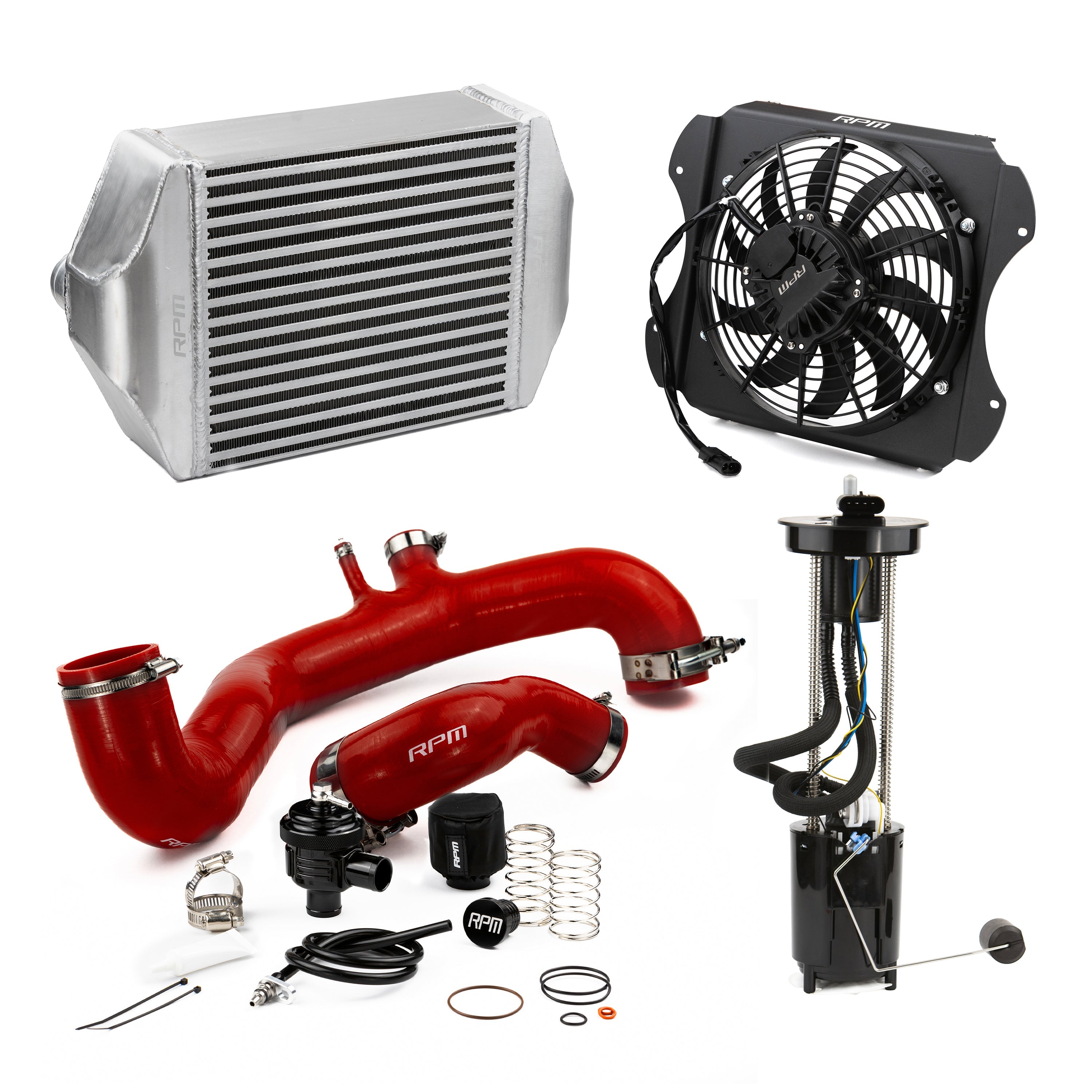 Photo of RPM SXS RPM 2020-2025 Can-Am X3 120HP to 190+HP Big Core Intercooler Upgrade Kit + Fan, Silicone, & BOV by RPM SXS - Premium for UTVs / Side by Sides