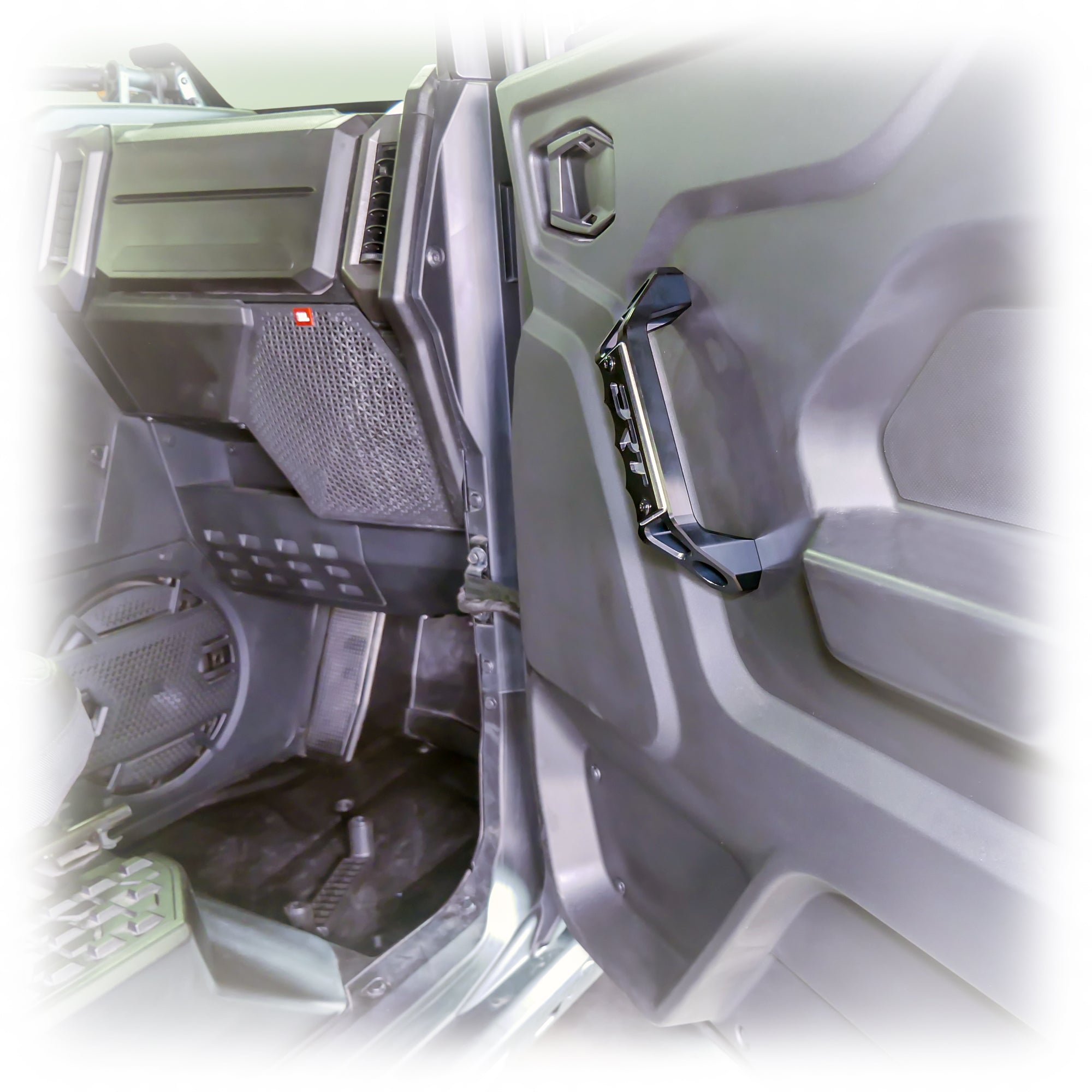 Polaris Xpedition NorthStar Billet Interior Door Handle Kit - Black/Silver