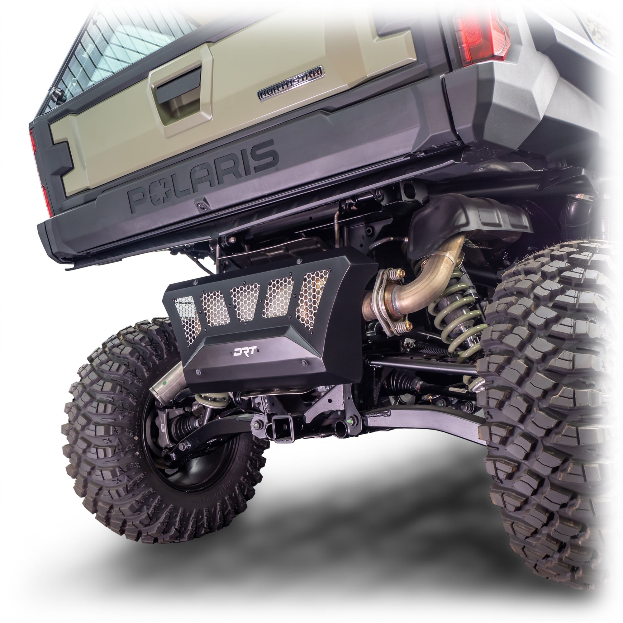 Photo of DRT Polaris 2024+ XPEDITION Exhaust Cover by DRT Motorsports - Premium for UTVs / Side by Sides