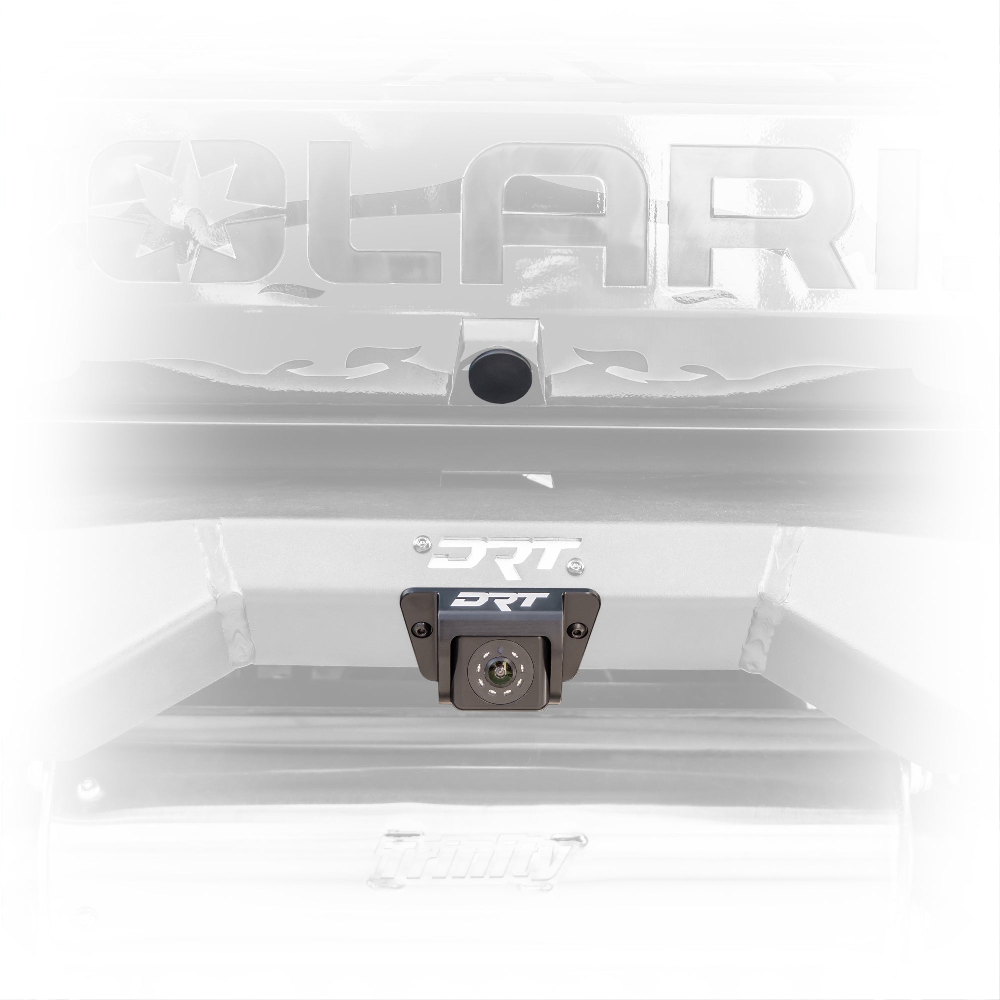 DRT Polaris 2024+ XPEDITION Adjustable Rear Camera Relocation Kit - Custom Field of View + Obstruction Reduction (2024+)