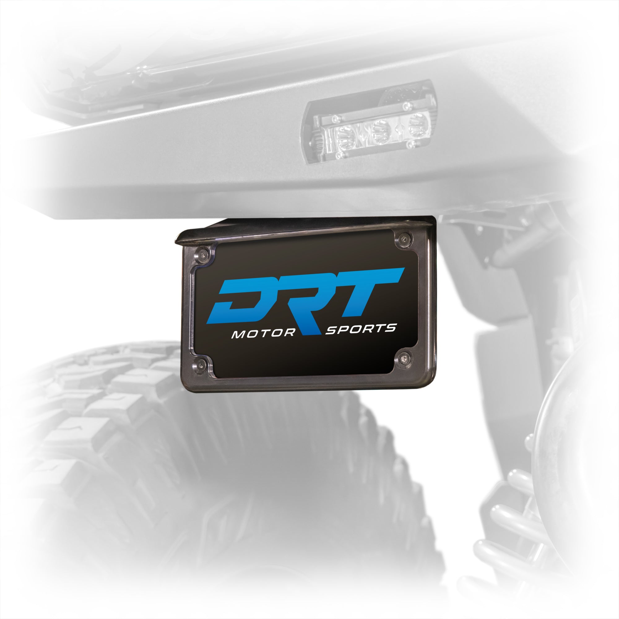Photo of DRT Polaris 2024+ Xpedition Rear Bumper License Plate Bracket by DRT Motorsports - Premium for UTVs / Side by Sides