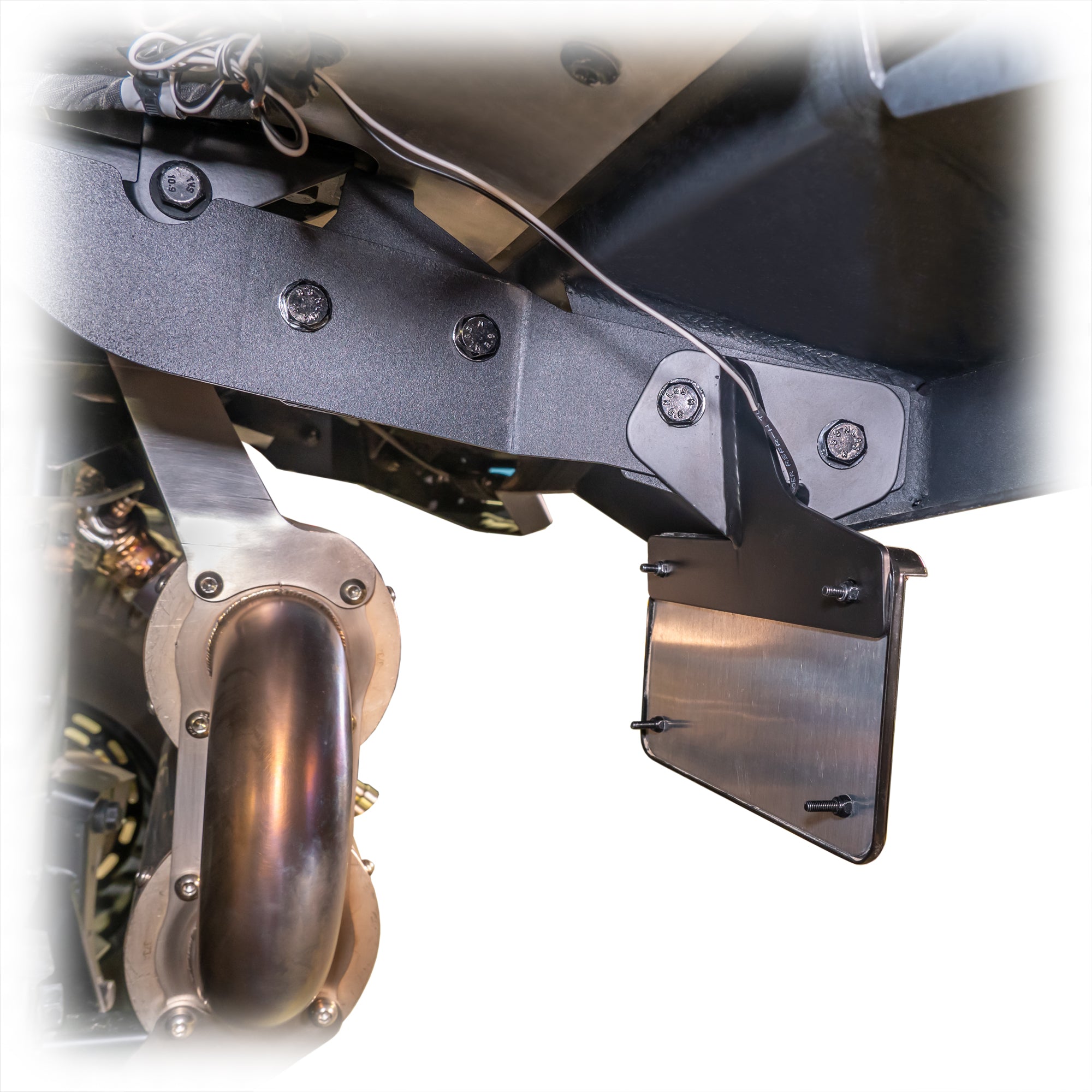 DRT Motorsports Polaris Xpedition Rear Bumper License Plate Bracket