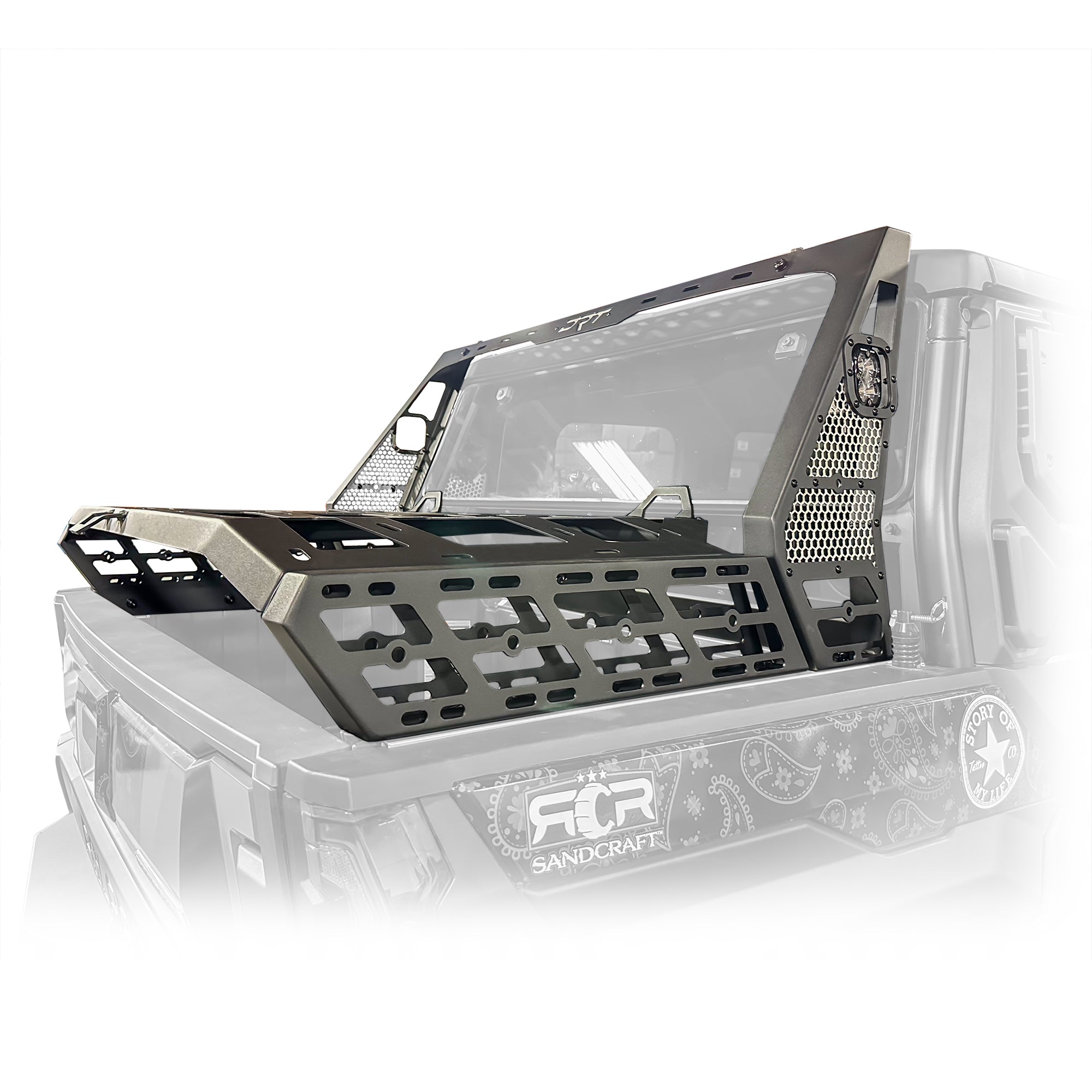 Photo of DRT 2024+ Xpedition Chase Rack / Tire Carrier System by DRT Motorsports - Premium for UTVs / Side by Sides