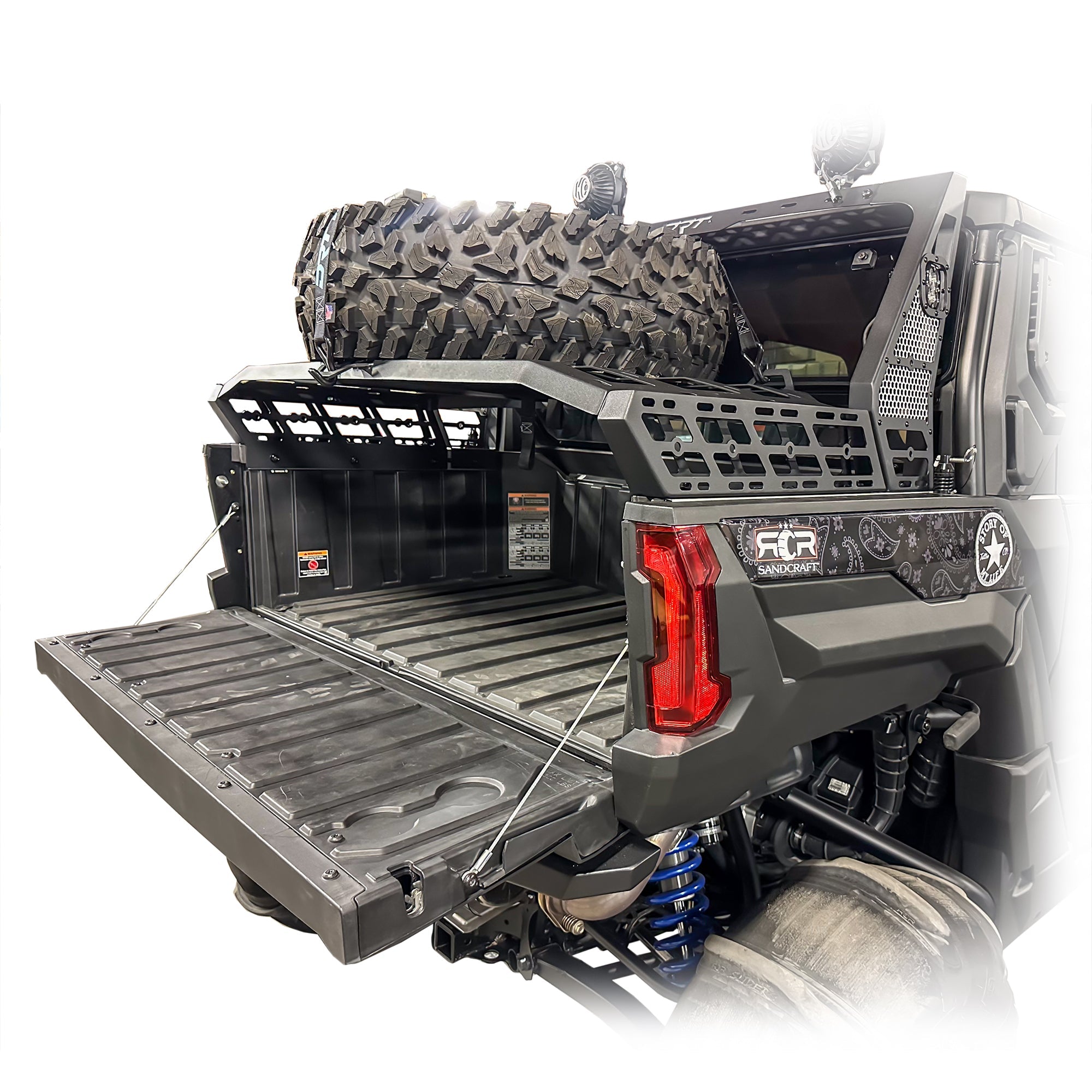 Photo of Chase Rack / Tire Carrier System by DRT Motorsports - Premium for UTVs / Side by Sides