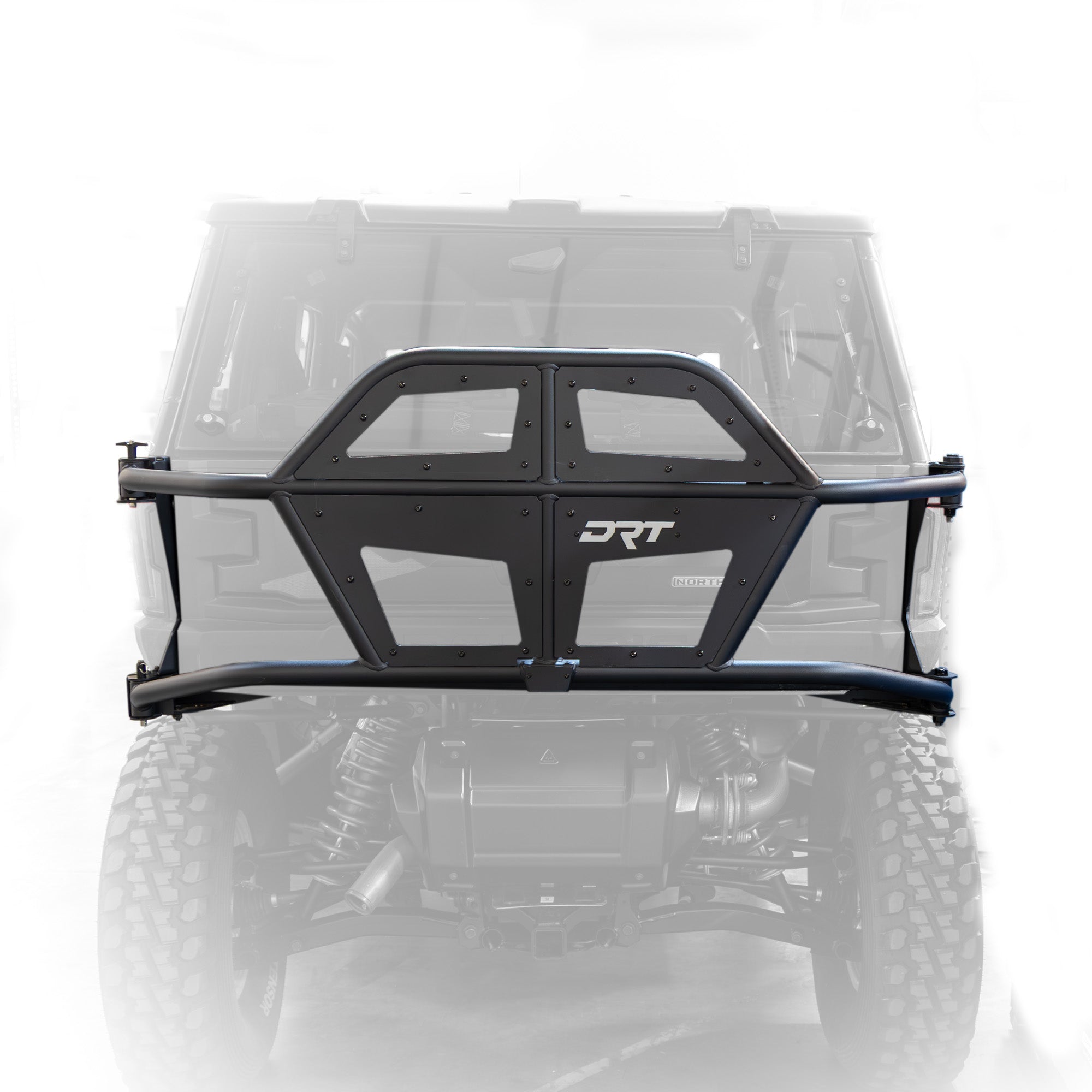 DRT Motorsports Exterior Tire Carrier for Polaris 2024+ XPEDITION ADV/5 - Supports 35" Tires + Heavy-Duty Steel (2024+)