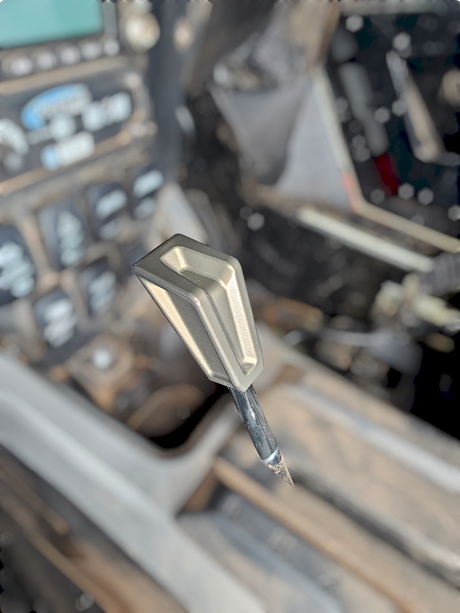 Photo of 2020 to Current Polaris RZR Pro R, Pro XP, Turbo R, and Xpedition Shift Knob Anodized Gun Metal Finish by Elektric Offroad - Premium Shifters & Shift Knobs for UTVs / Side by Sides