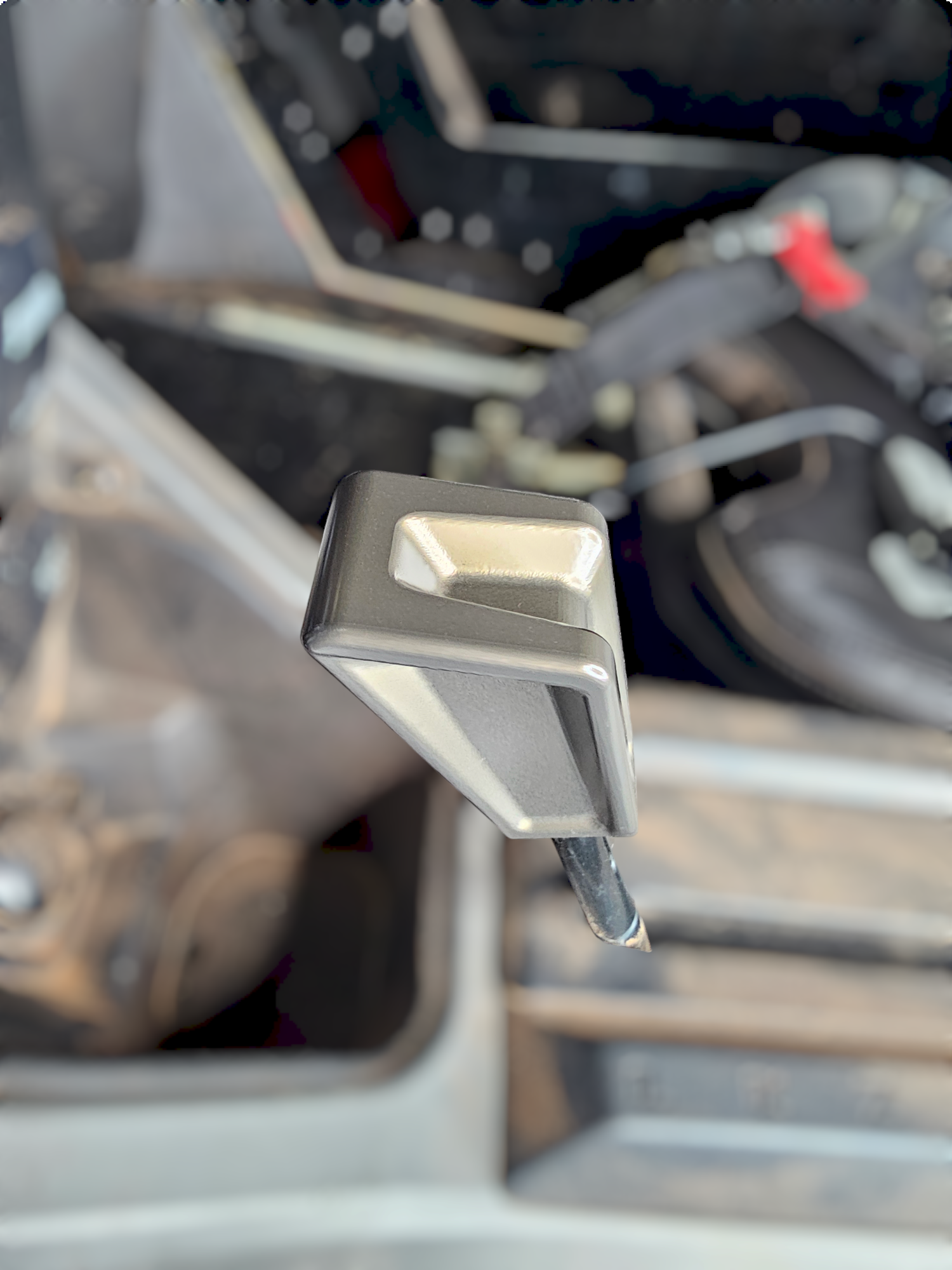 Photo of 2020 to Current Polaris RZR Pro R, Pro XP, Turbo R Shift Knob Anodized Gun Metal Finish by Elektric Offroad - Premium Shifters & Shift Knobs for UTVs / Side by Sides