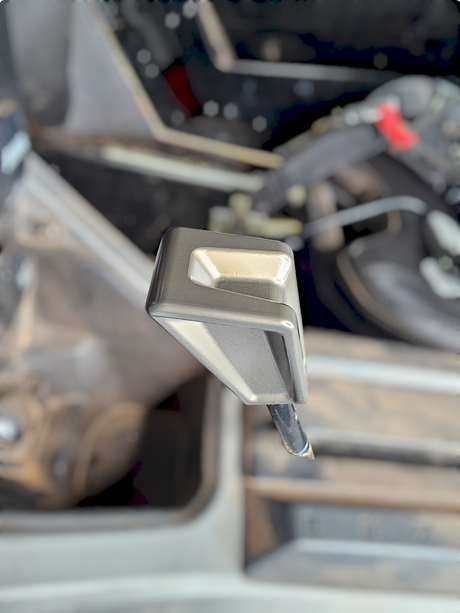 Photo of 2020 to Current Polaris RZR Pro R, Pro XP, Turbo R, and Xpedition Shift Knob Anodized Gun Metal Finish by Elektric Offroad - Premium Shifters & Shift Knobs for UTVs / Side by Sides