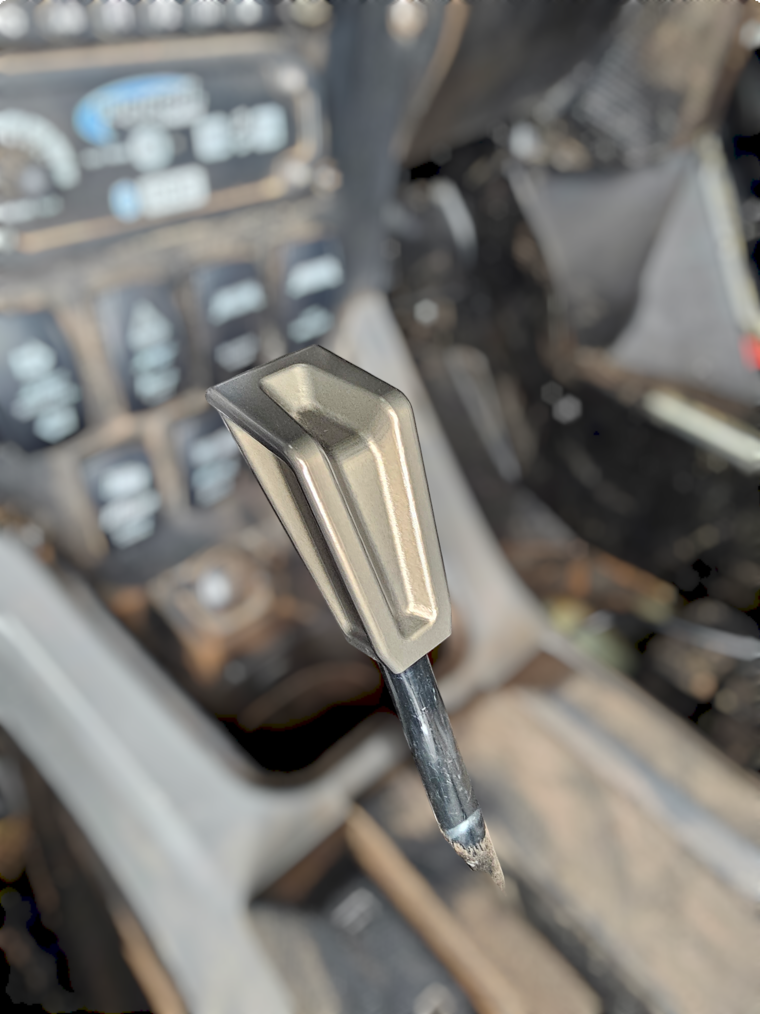 Photo of 2020 to Current Polaris RZR Pro R, Pro XP, Turbo R Shift Knob Anodized Gun Metal Finish by Elektric Offroad - Premium Shifters & Shift Knobs for UTVs / Side by Sides