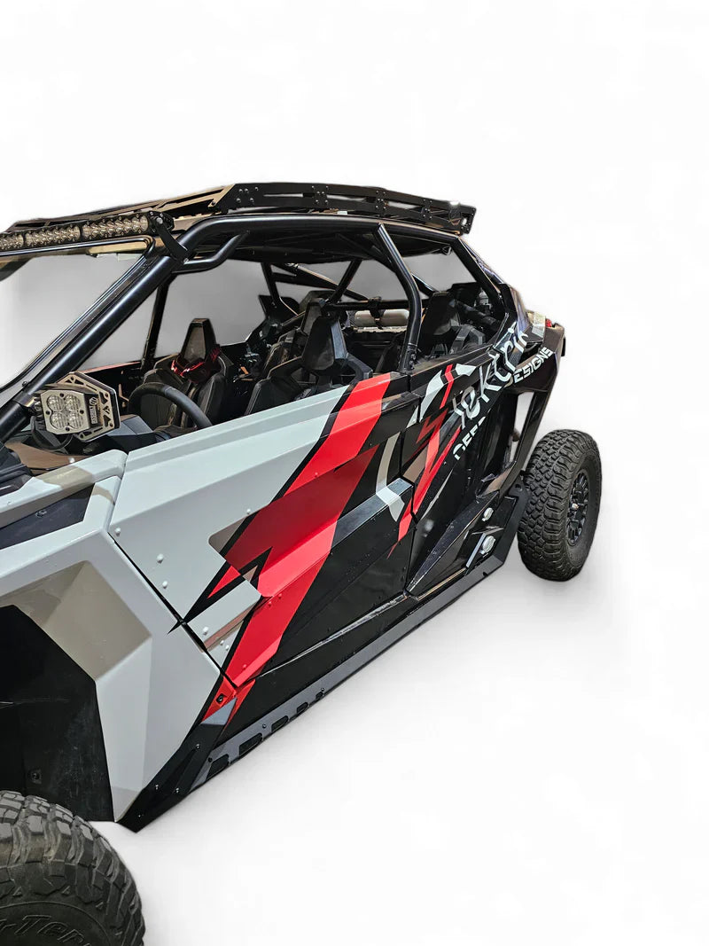 Photo of ELEKTRIC OFFROAD 2020-2024 Polaris RZR Pro XP/ Pro R/ Turbo R (4 Seat) Volt Series Rock Guards by Elektric Offroad Designs - Premium ACCESSORIES for UTVs / Side by Sides