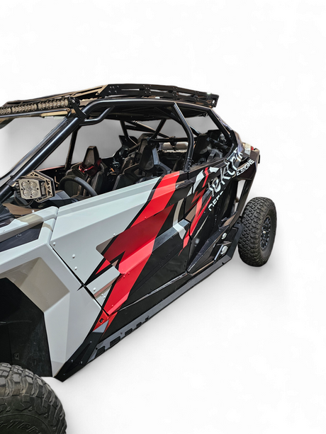 Photo of 2020-2025 Polaris RZR Pro XP/ Pro R/ Turbo R (4 Seat) Volt Series Rock Guards by Elektric Offroad - Premium 2020+ Polaris RZR Pro XP Volt (4 Door) Rock SlidersRzr Pro XP Rock Sliders 4 seat Volt for UTVs / Side by Sides