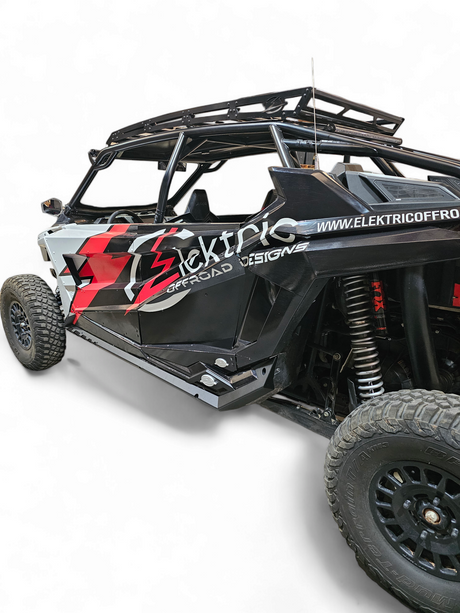 Photo of 2020-2025 Polaris RZR Pro XP/ Pro R/ Turbo R (4 Seat) Volt Series Rock Guards by Elektric Offroad - Premium 2020+ Polaris RZR Pro XP Volt (4 Door) Rock SlidersRzr Pro XP Rock Sliders 4 seat Volt for UTVs / Side by Sides