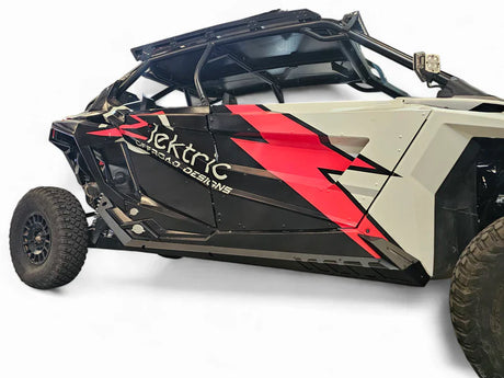 Photo of ELEKTRIC OFFROAD 2020-2024 Polaris RZR Pro XP/ Pro R/ Turbo R (4 Seat) Volt Series Rock Guards by Elektric Offroad Designs - Premium ACCESSORIES for UTVs / Side by Sides