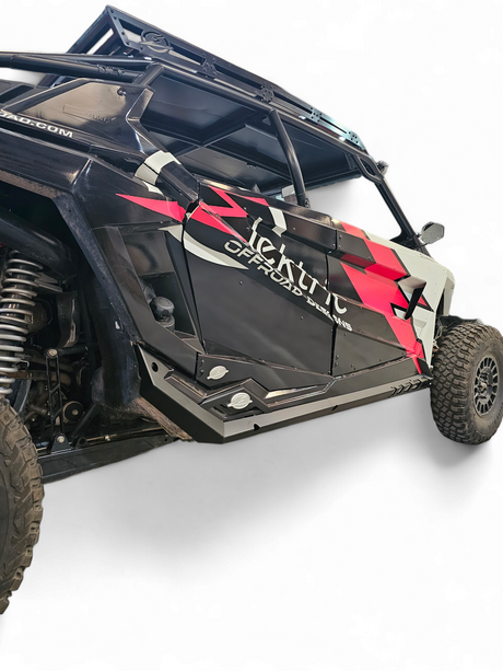 Photo of 2020-2025 Polaris RZR Pro XP/ Pro R/ Turbo R (4 Seat) Volt Series Rock Guards by Elektric Offroad - Premium 2020+ Polaris RZR Pro XP Volt (4 Door) Rock SlidersRzr Pro XP Rock Sliders 4 seat Volt for UTVs / Side by Sides