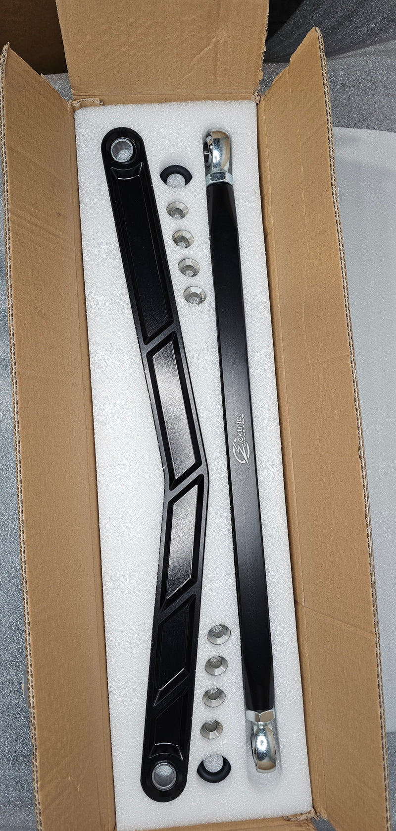 Photo of ELEKTRIC OFFROAD 2020 to Current Polaris RZR Pro XP Radius Rods in Black Finish by Elektric Offroad Designs - Premium ACCESSORIES for UTVs / Side by Sides