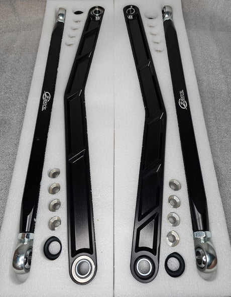 Photo of 2020 to Current Polaris RZR Pro XP Radius Rods in Black Finish by Elektric Offroad - Premium Radius Rods for UTVs / Side by Sides