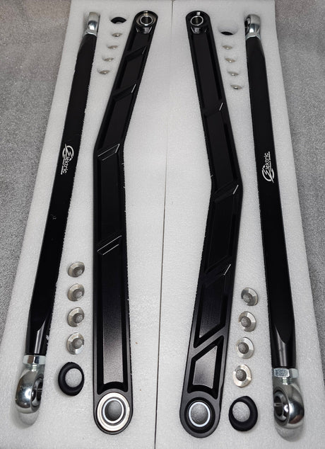 Photo of 2020 to Current Polaris RZR Pro XP Radius Rods in Black Finish by Elektric Offroad - Premium Radius Rods for UTVs / Side by Sides