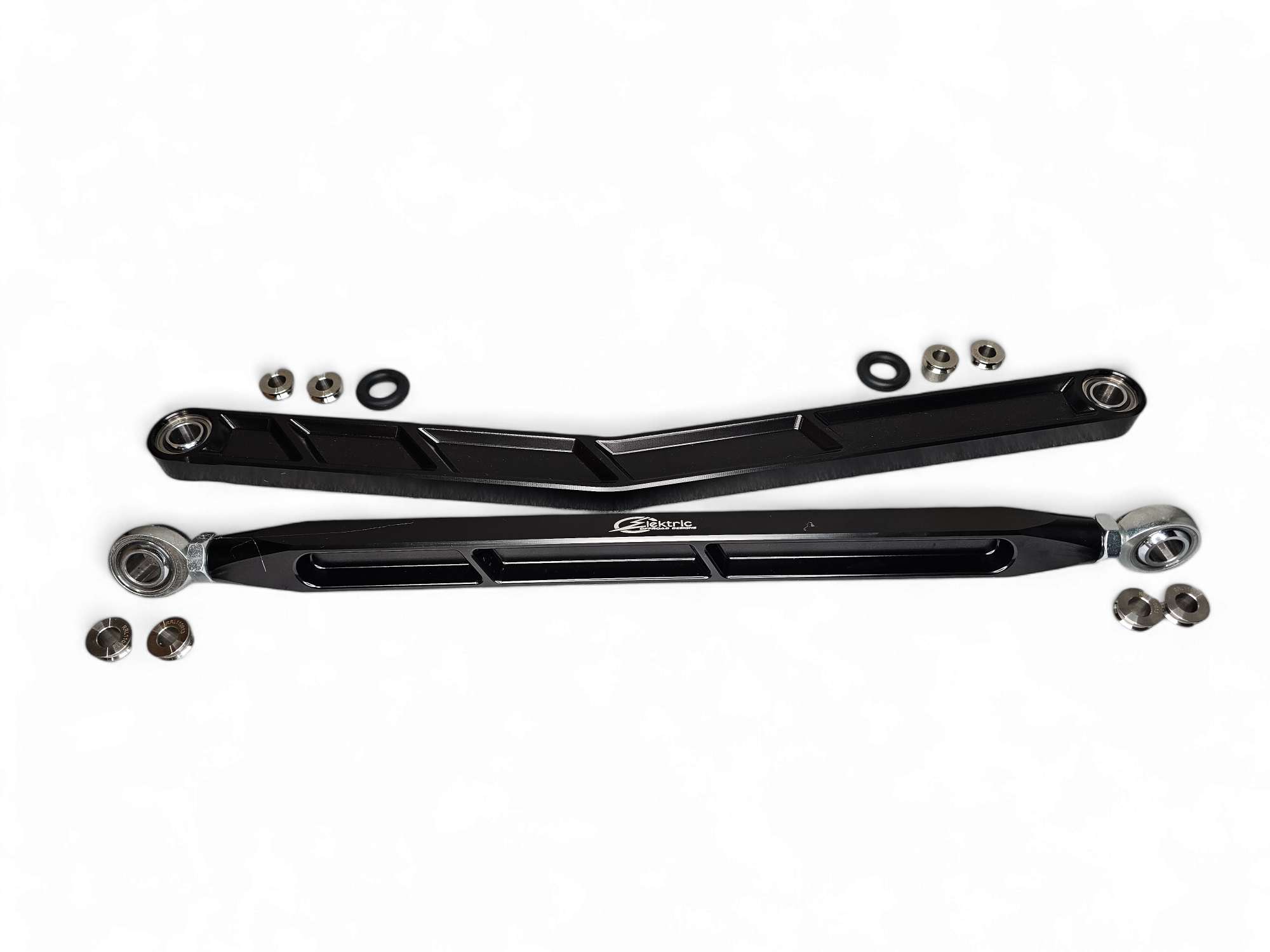 Photo of 2020 to Current Polaris RZR Pro XP Radius Rods in Black Finish by Elektric Offroad - Premium Radius Rods for UTVs / Side by Sides