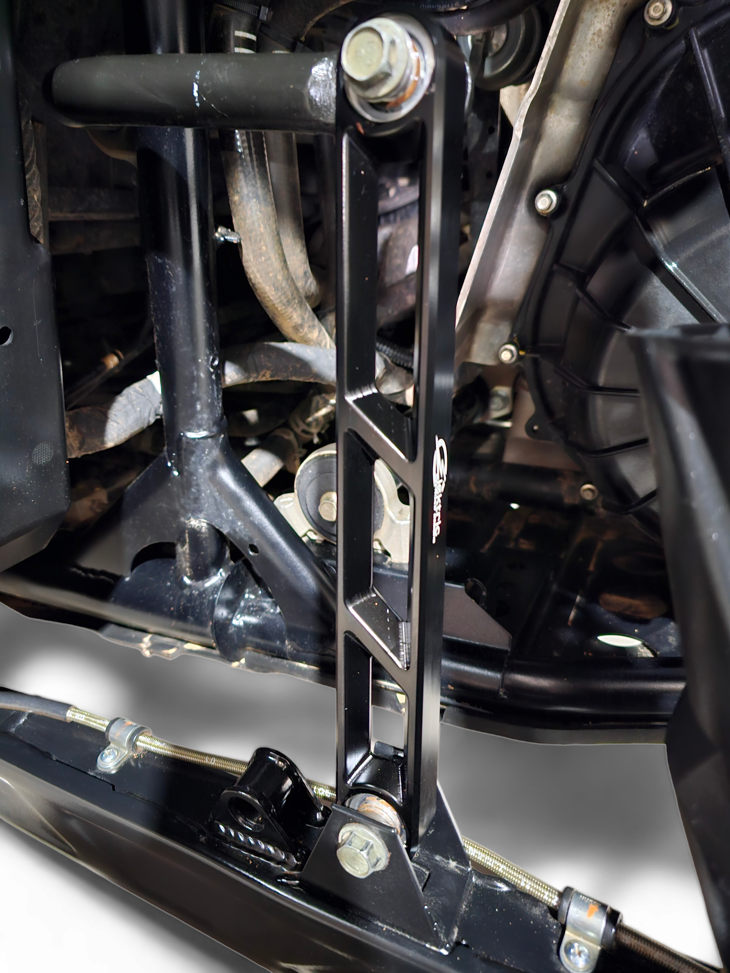 Photo of 2020 to Current Polaris RZR Pro XP Rear Sway bar Link in Black Finish by Elektric Offroad - Premium Sway Bars & Links for UTVs / Side by Sides