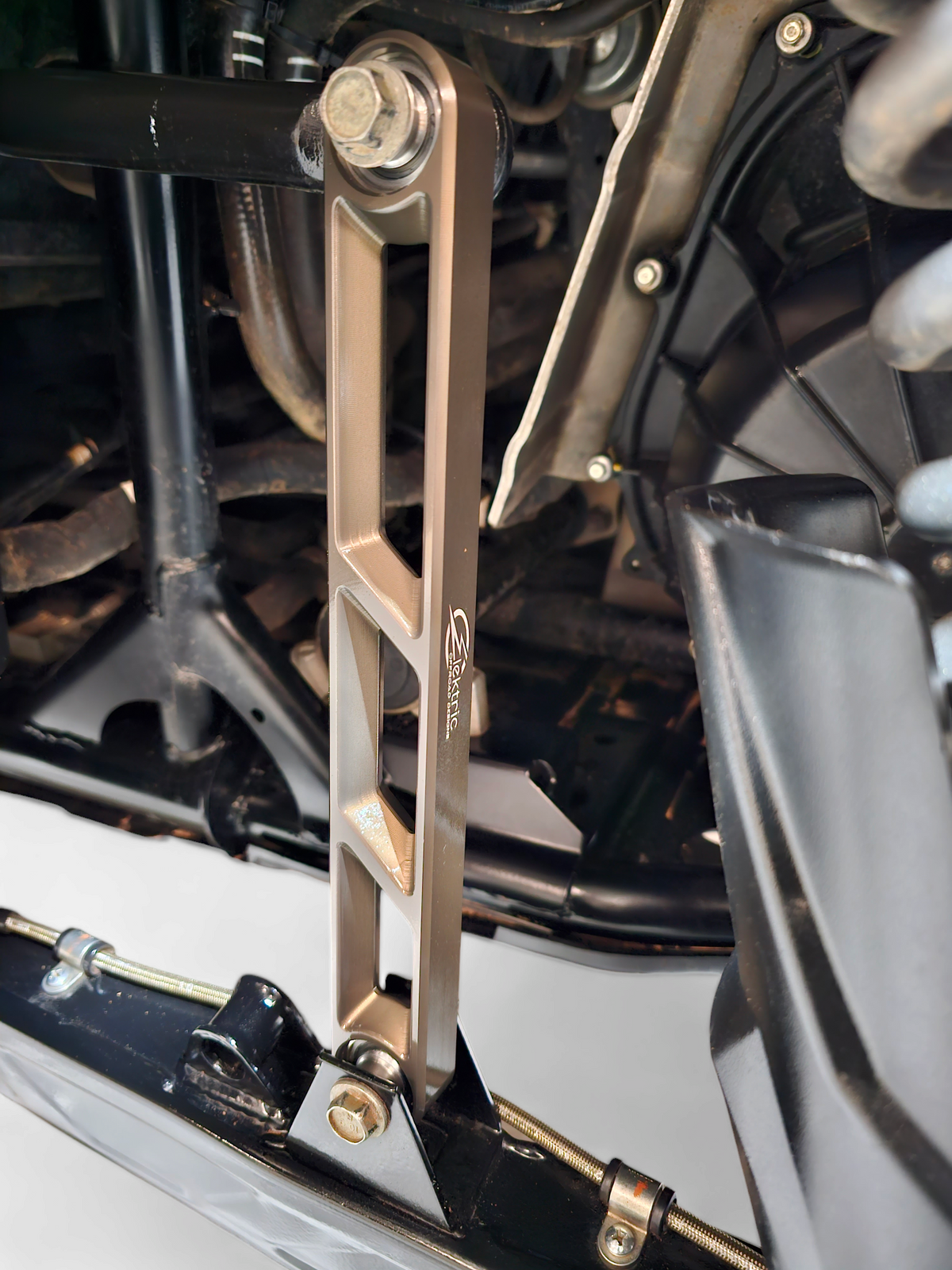 2020+ Polaris RZR Pro XP Rear Sway Bar Link - CNC Aluminum, Gunmetal Finish