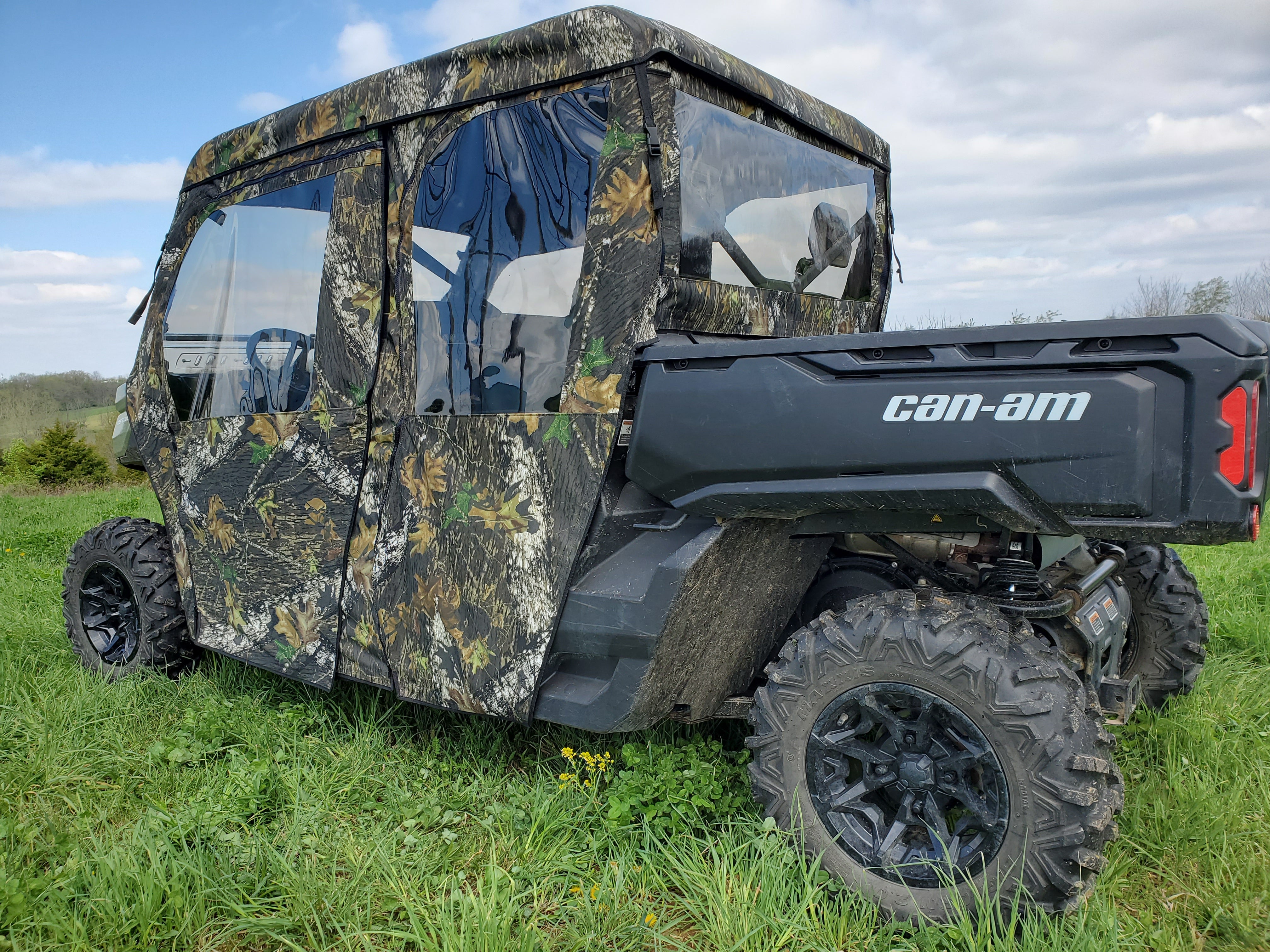 Photo of Can-Am Defender Max 4 - Middle/Back Soft Panel by 3 Star UTV - Premium Enclosures for UTVs / Side by Sides
