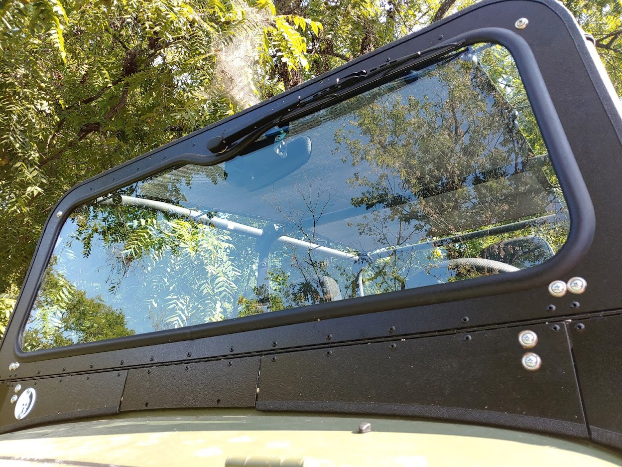 Photo of Dirt Warrior Accessories - Electric Windshield Wiper Kit for Mahindra Roxor by Dirt Warrior Accessories - Premium ELECTIC WIPER for UTVs / Side by Sides