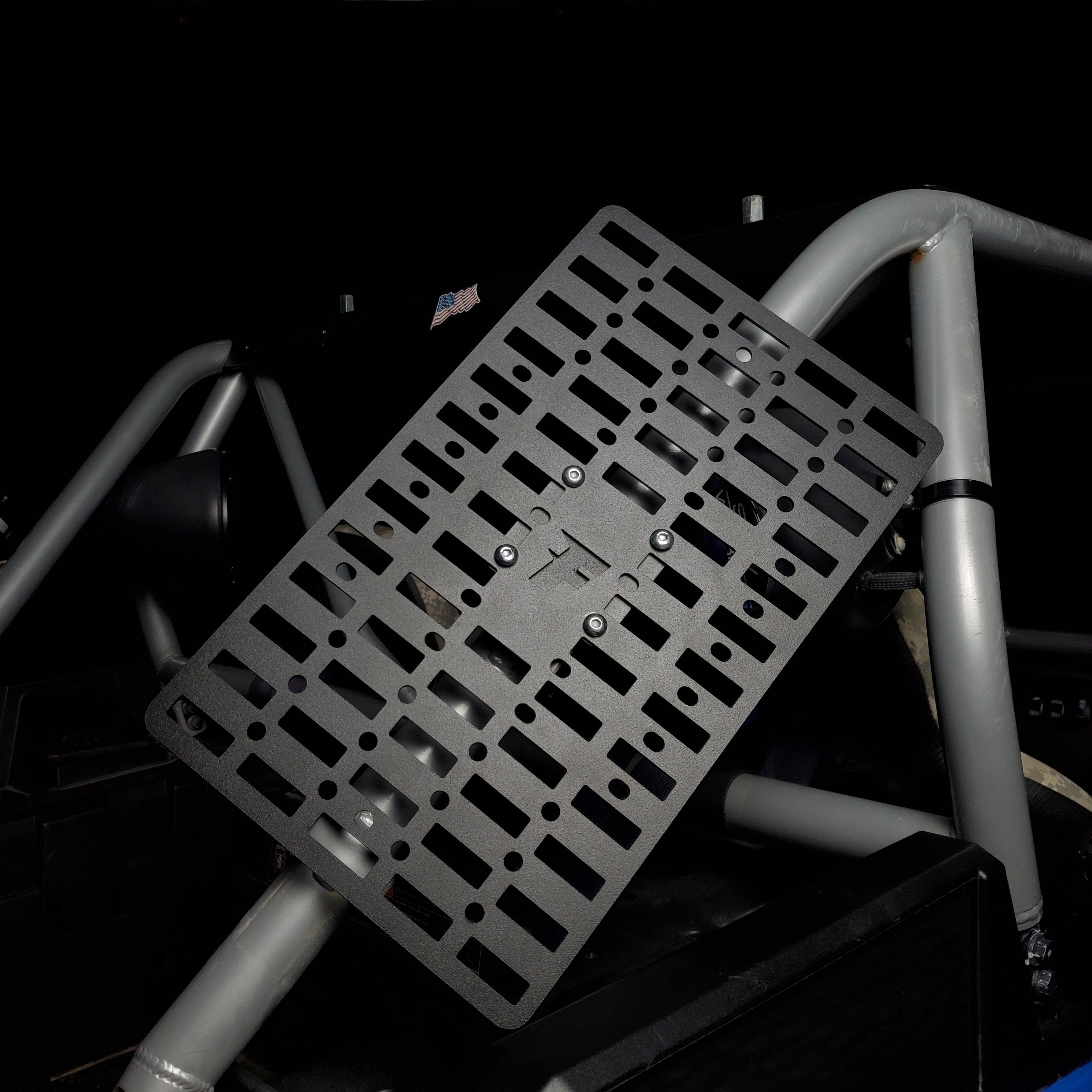 Photo of FastLab Universal Tube Clamp Molle Plate by FastLab UTV - Premium UNIVERSAL STORAGE for UTVs / Side by Sides