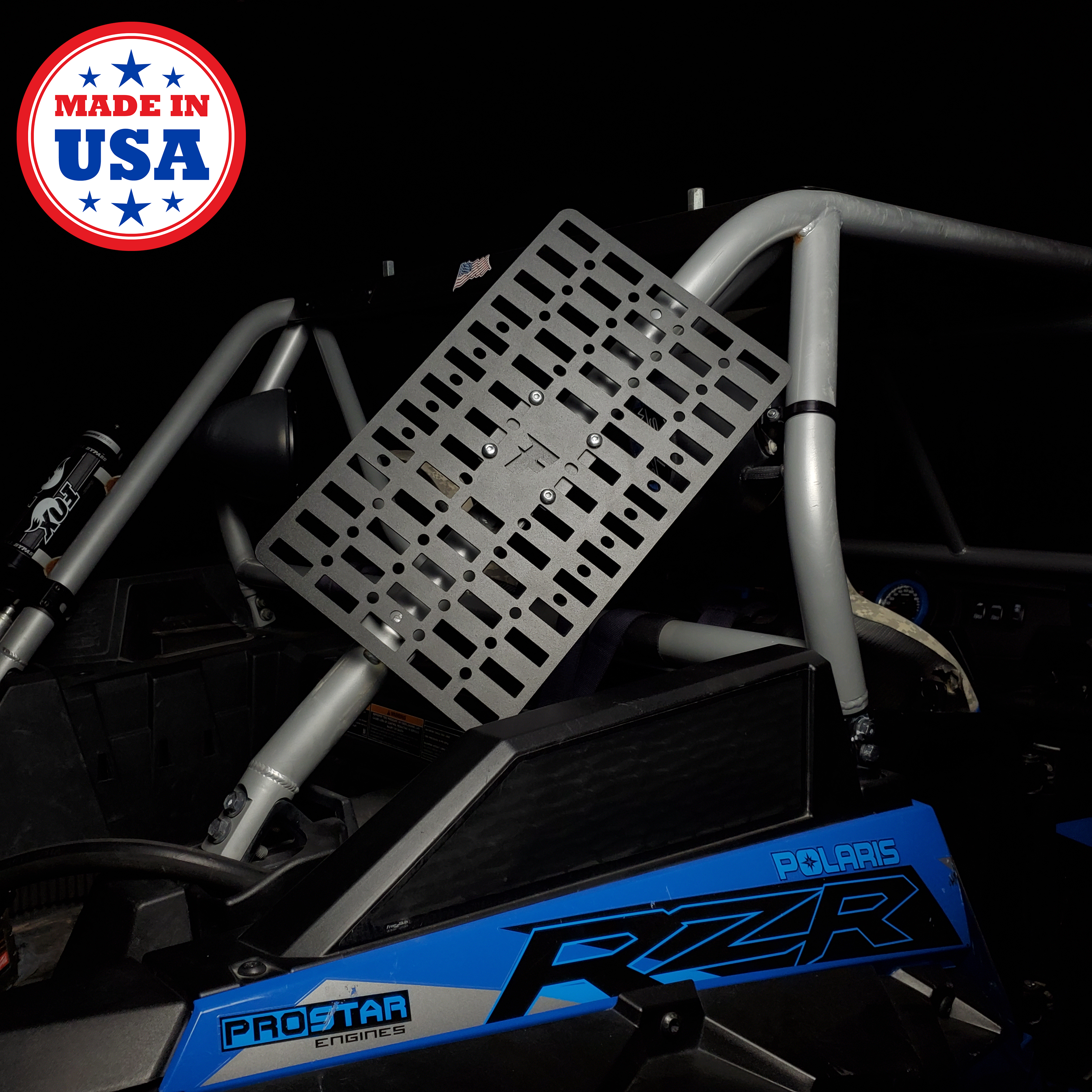 Photo of FastLab Universal Tube Clamp Molle Plate by FastLab UTV - Premium UNIVERSAL STORAGE for UTVs / Side by Sides