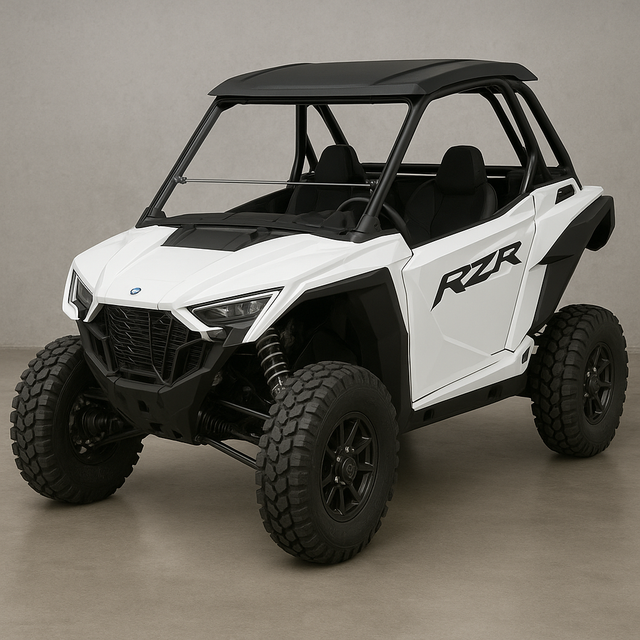 Photo of TK00930 POLARIS RZR PRO TILTING UTV WINDSHIELD - SCRATCH RESISTANT 1/4" - FOR SOFT OR NO TOP by TerraRider UTV Windshields & Accessories - Premium for UTVs / Side by Sides