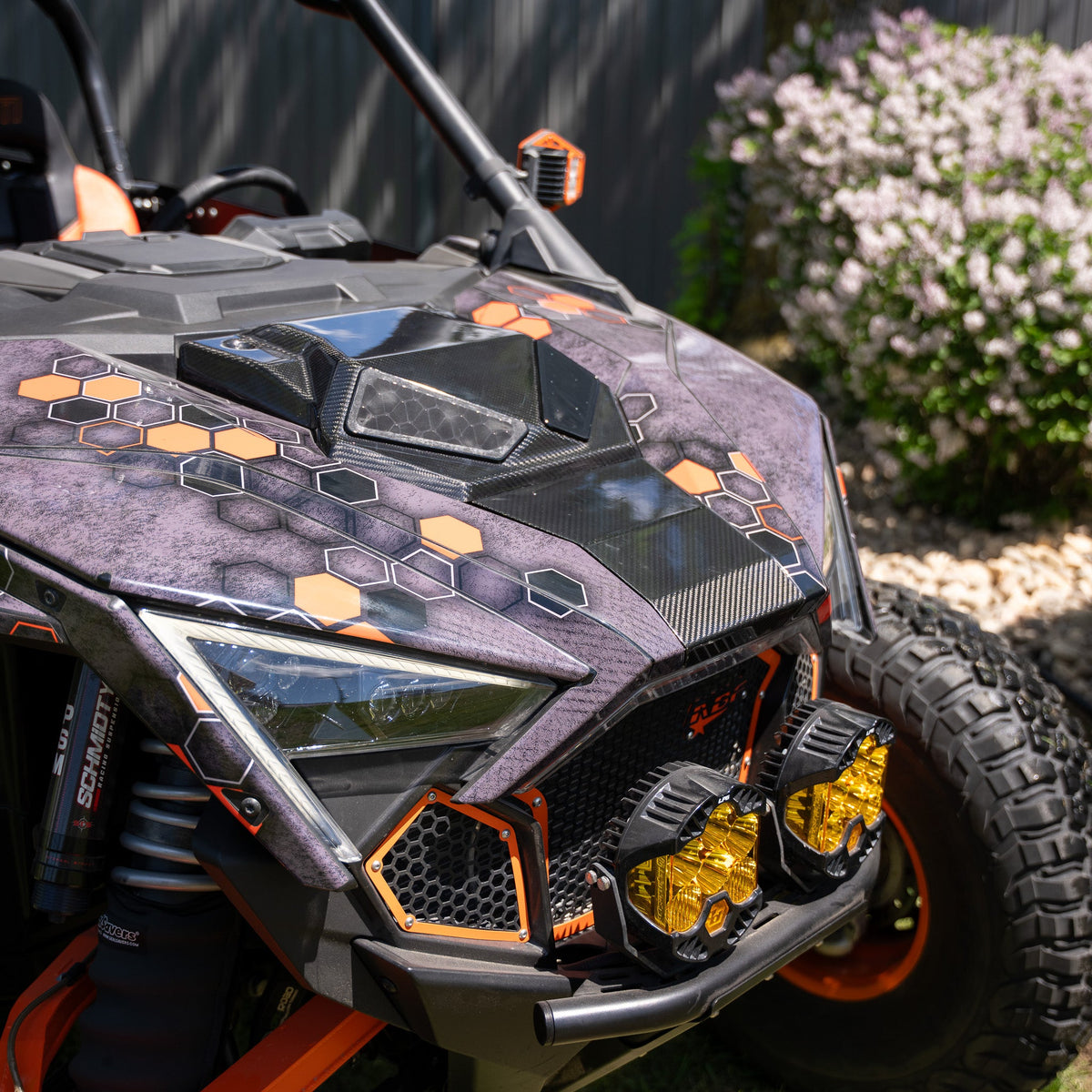 Polaris RZR Pro Series Ram-Air Carbon Fiber Hood – product detail 10