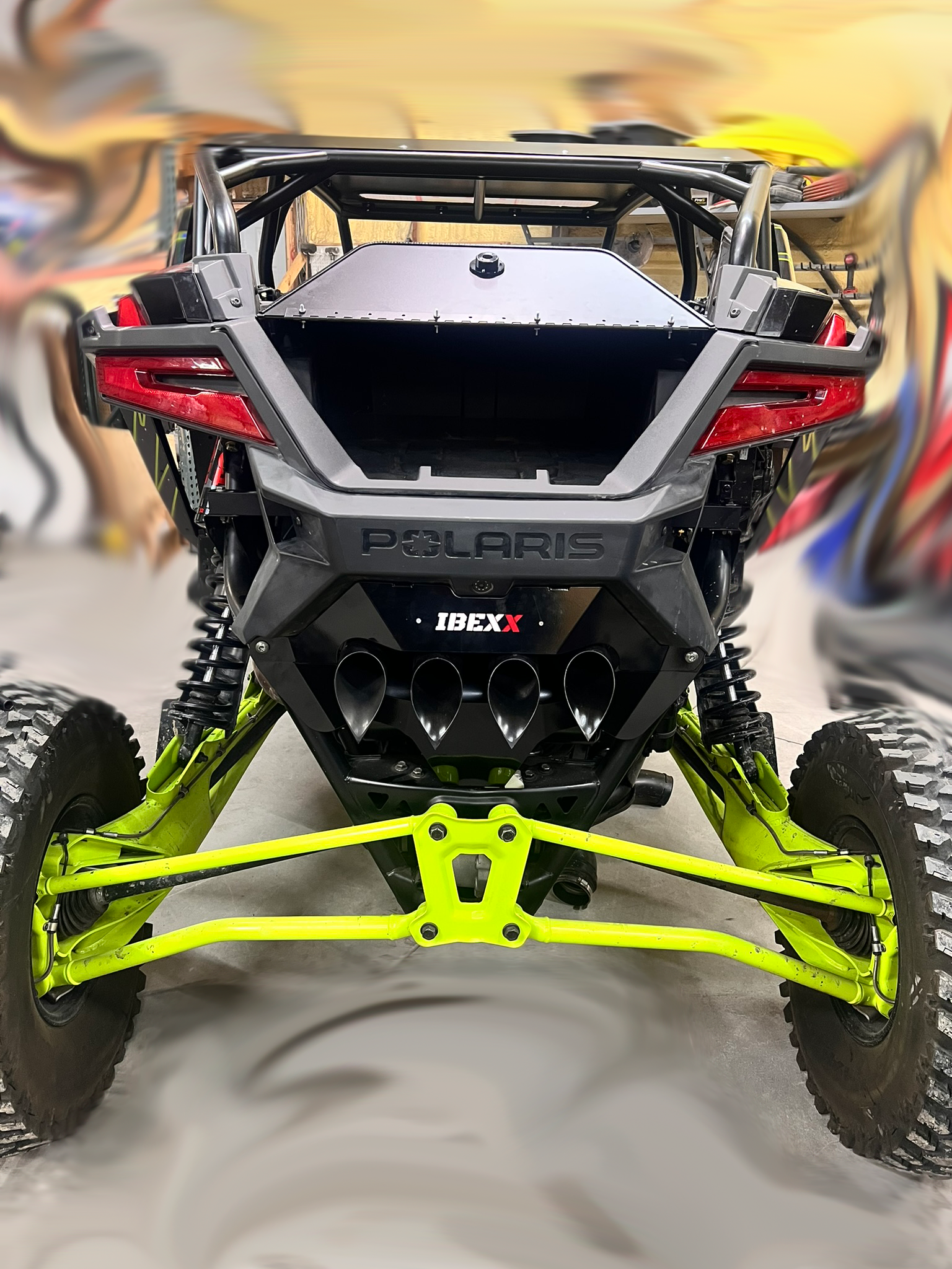 Photo of Ibexx Pro R Midnight Muffler by Ibexx - Premium for UTVs / Side by Sides