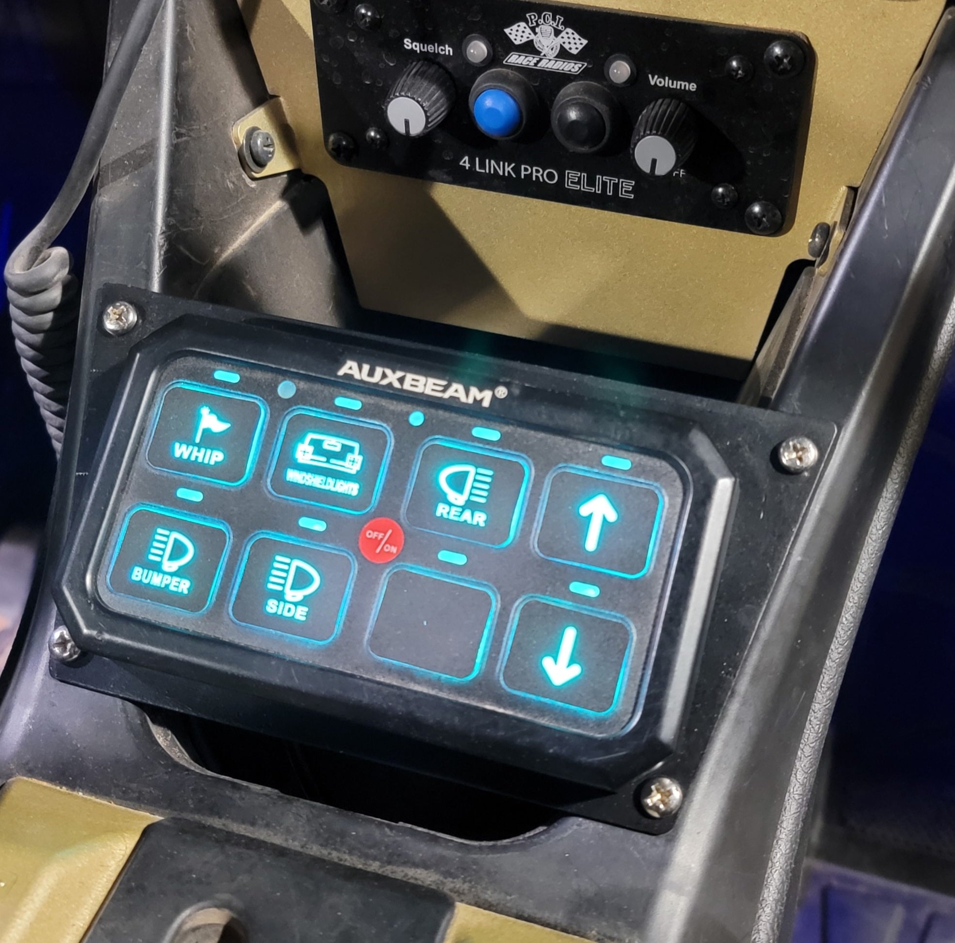 Photo of RZR Pro XP Pro R Tubro R Switch Panel Mount for Auxbeam and Switch Pros by FastLab UTV - Premium Electrical for UTVs / Side by Sides