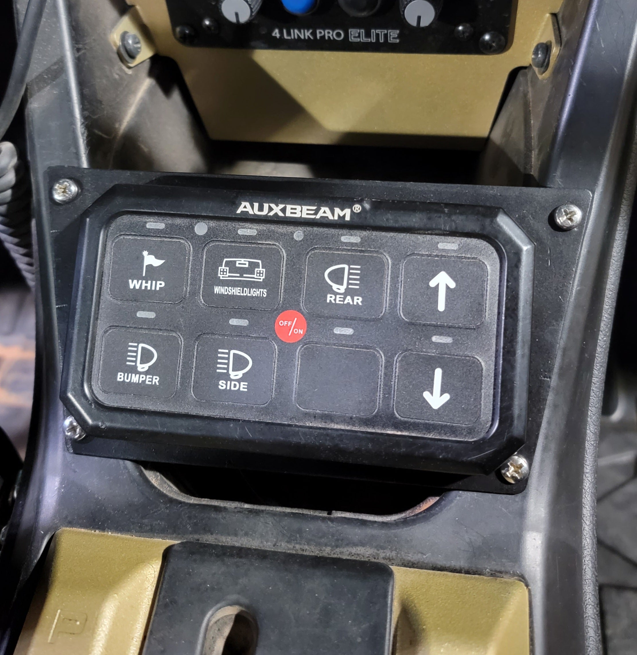 Photo of RZR Pro XP Pro R Tubro R Switch Panel Mount for Auxbeam and Switch Pros by FastLab UTV - Premium Electrical for UTVs / Side by Sides